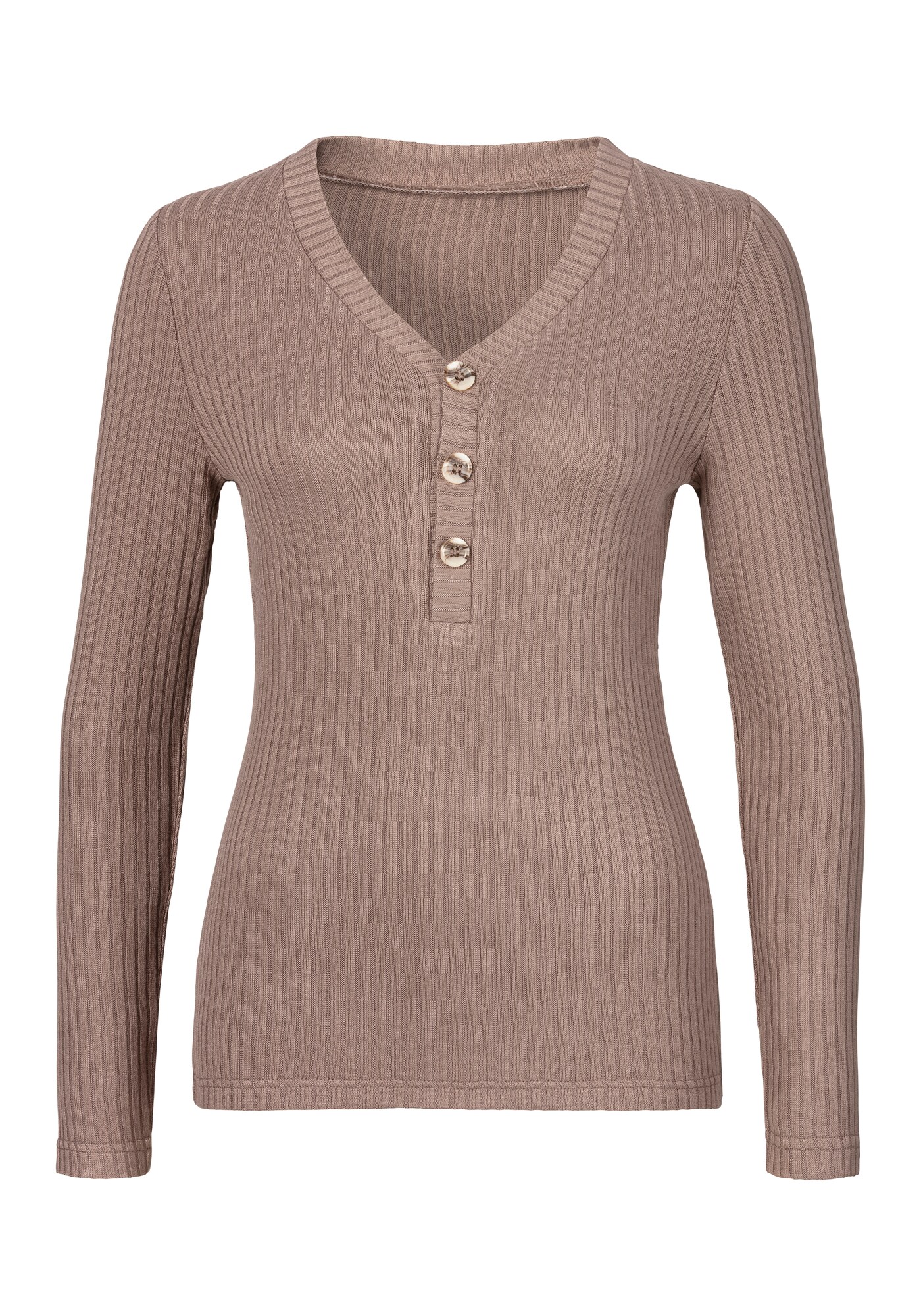 LASCANA Tricou  gri taupe