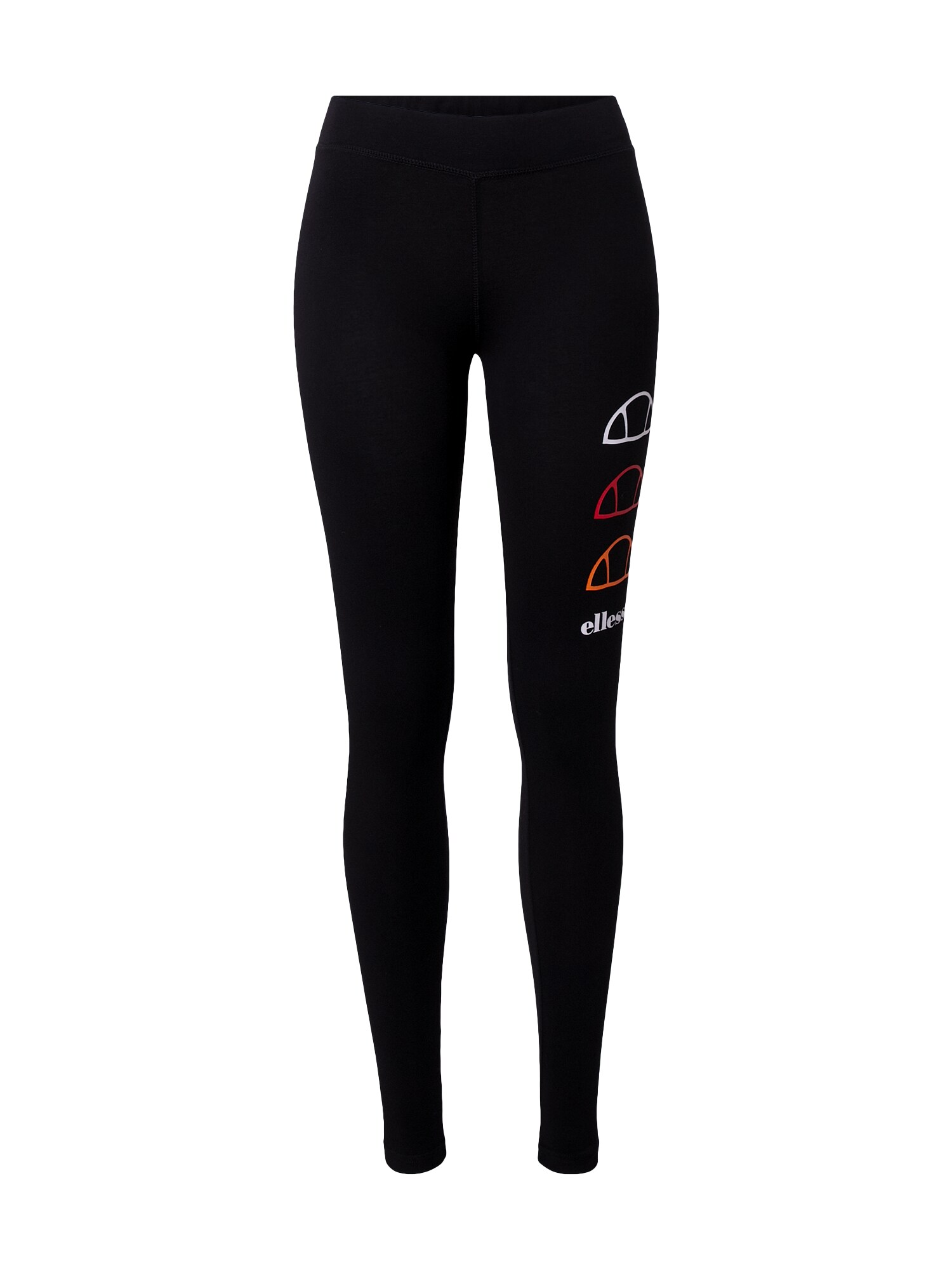 ELLESSE Tamprės 'Crazino'  juoda / balta / raudona / oranžinė