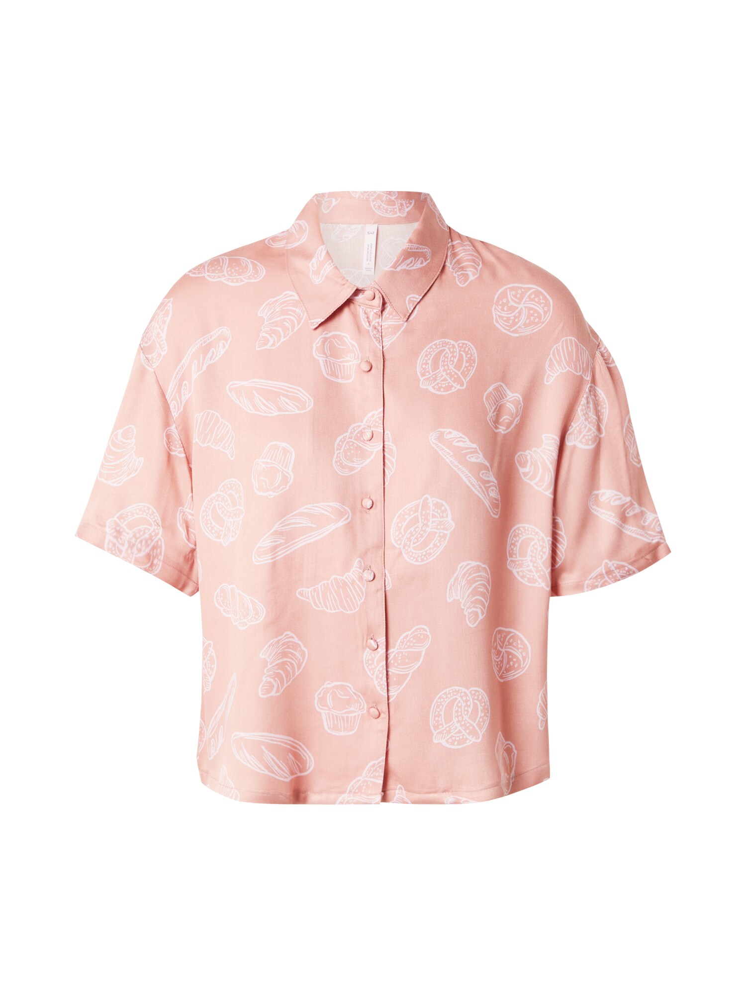 Hunkemöller Bluză de noapte  portocaliu somon / roz pastel