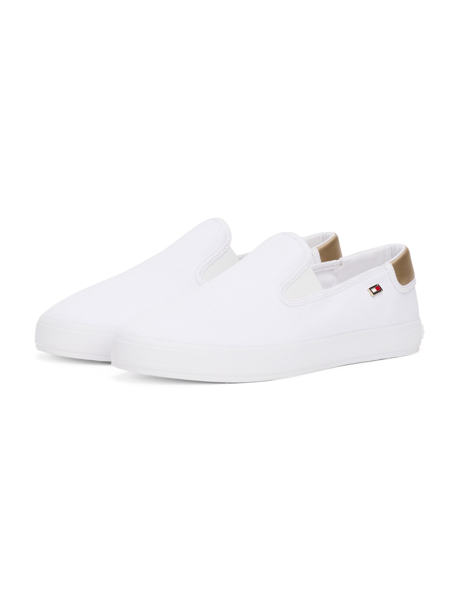 TOMMY HILFIGER Belebújós cipők  arany / fehér termék 2. képe