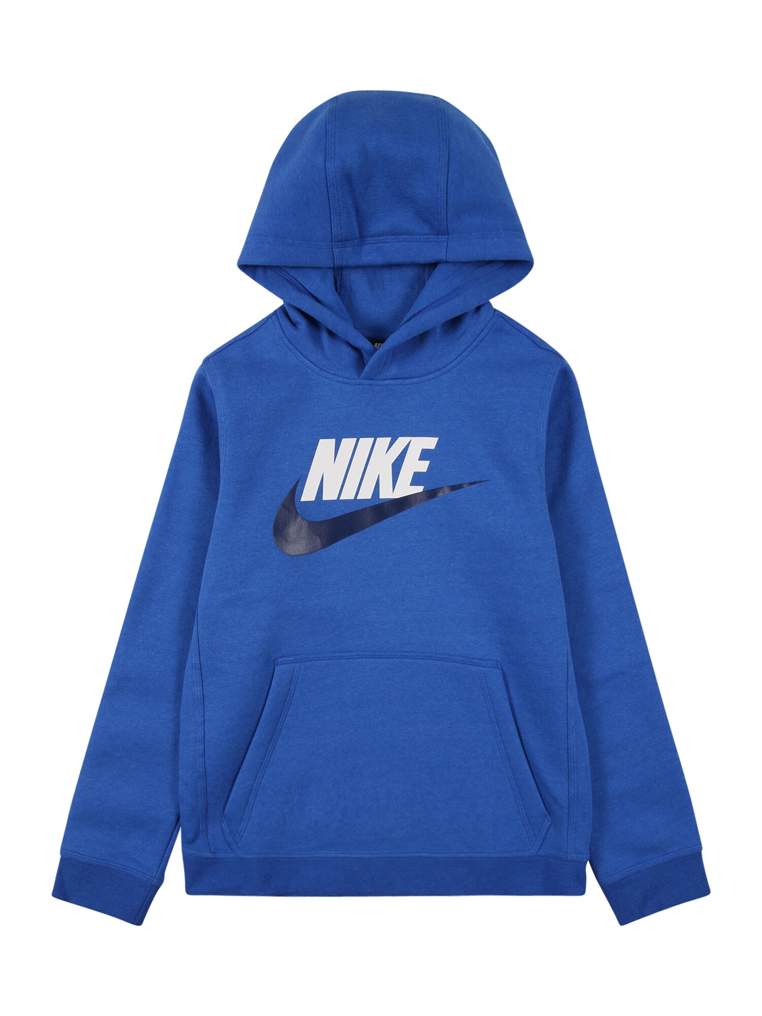 Nike Sportswear Megztinis be užsegimo  sodri mėlyna („karališka“) / balta / tamsiai mėlyna jūros spalva