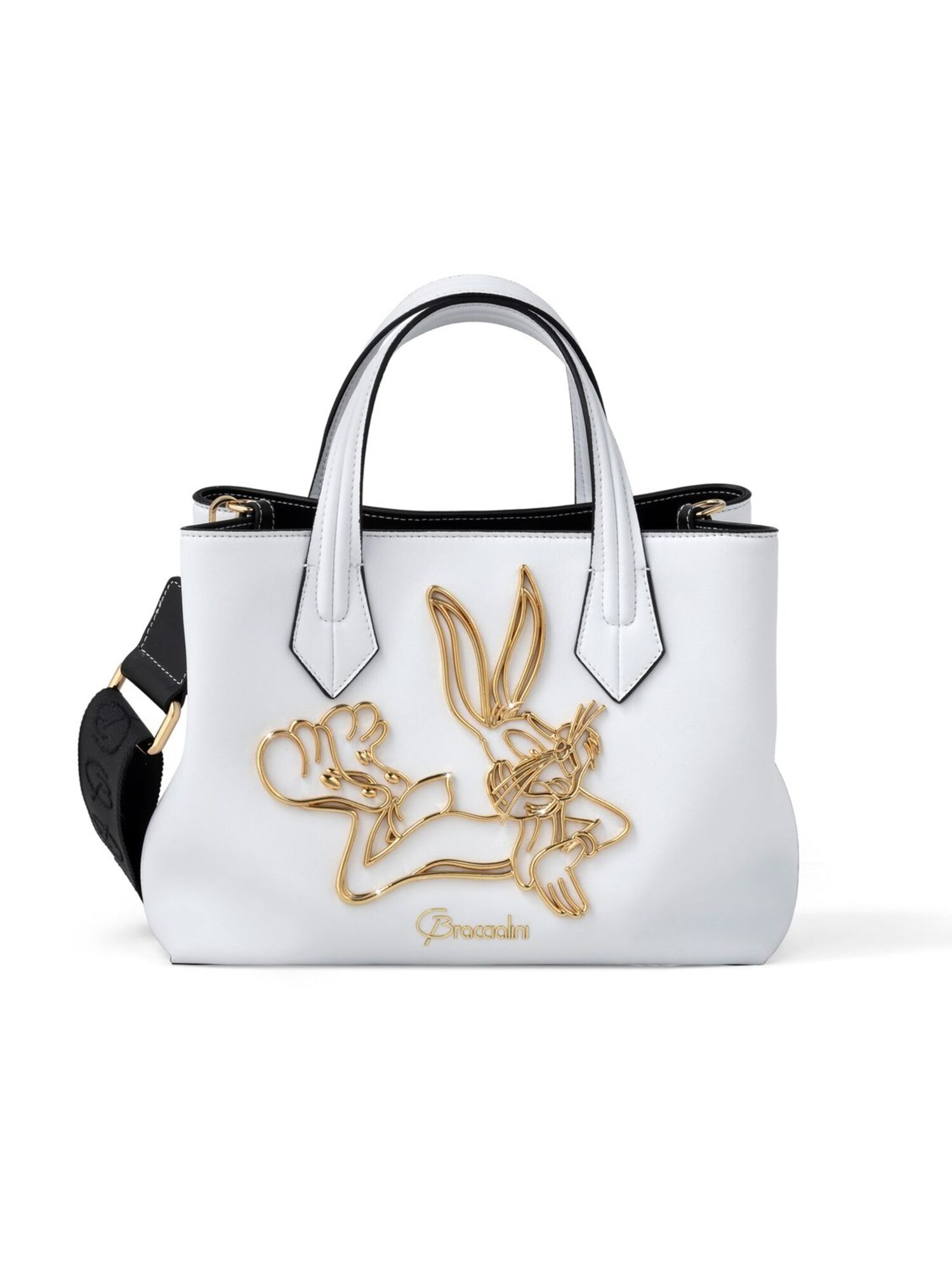 Braccialini Bolso de mano 'Mia Looney Tunes' blanco – imagen 5