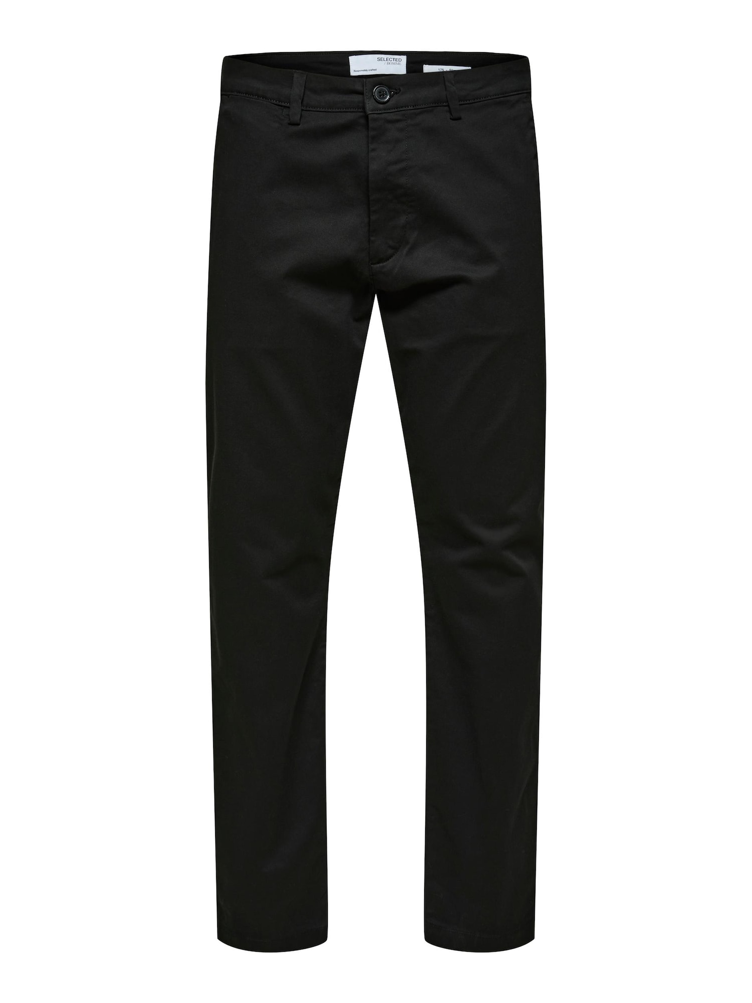 SELECTED HOMME Calças chino 'New Miles'  preto