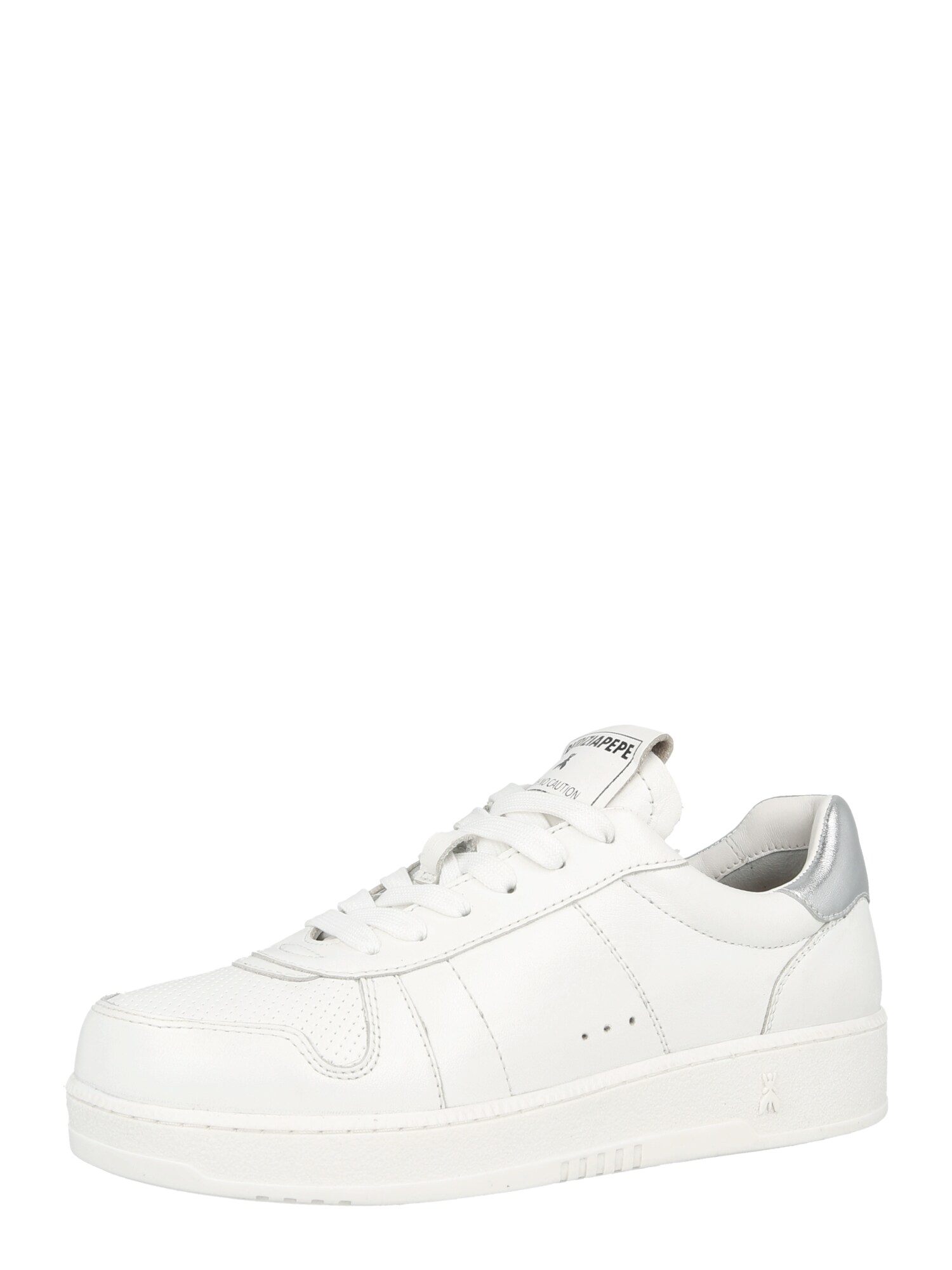 PATRIZIA PEPE Zapatillas deportivas bajas 'SCARPE' plata / blanco