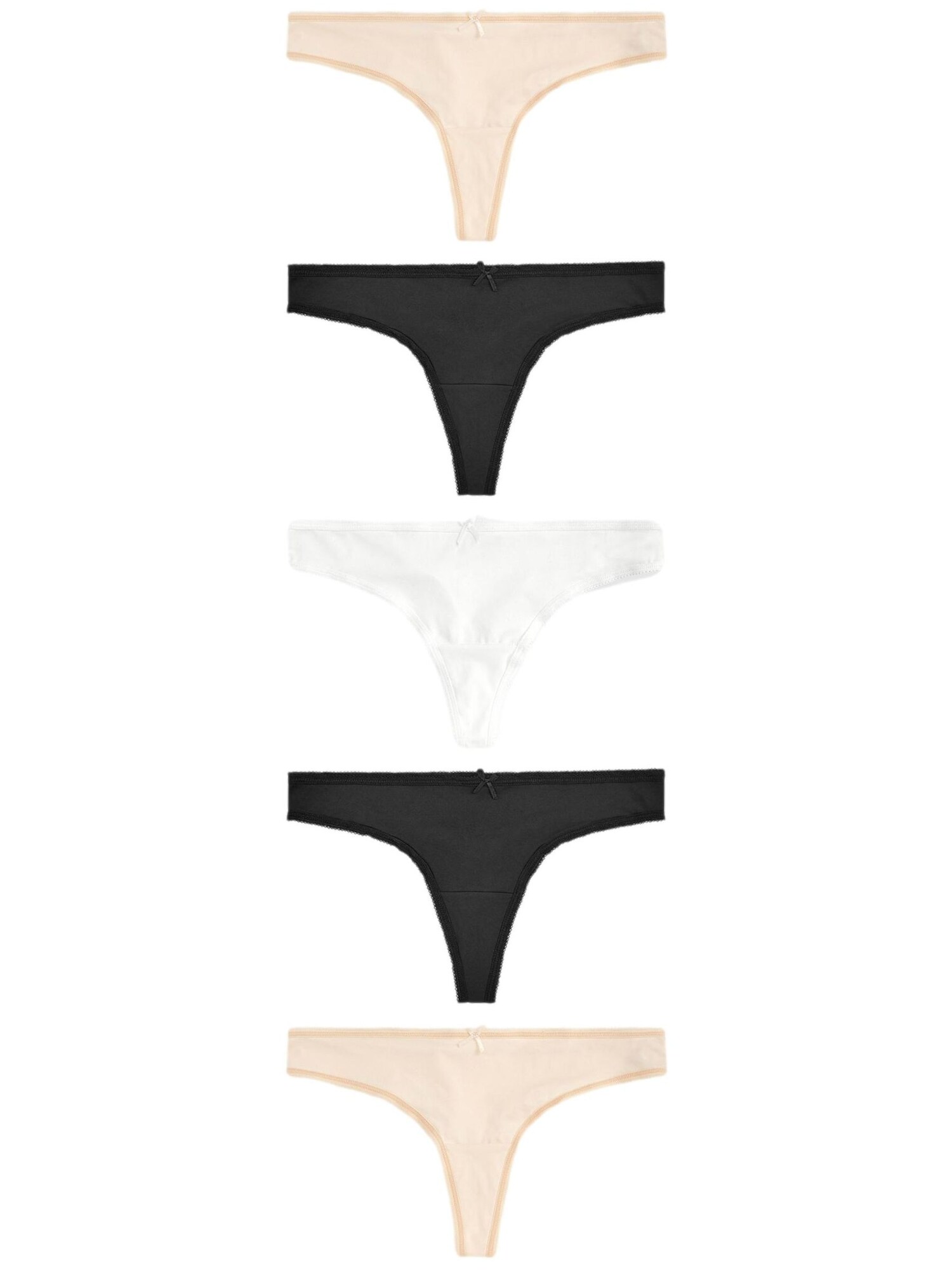 Next Tanga  bej / negru / alb