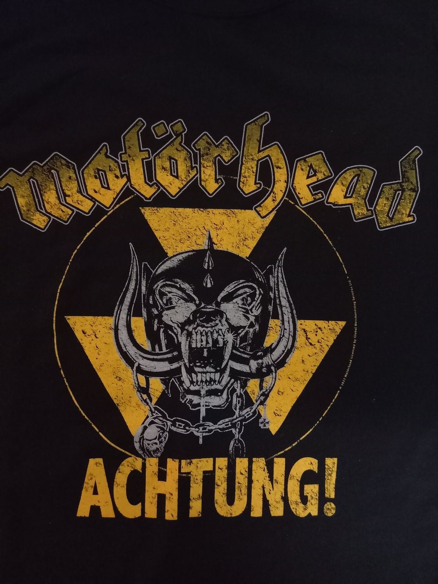 Rockshirts Camiseta 'Motörhead Achtung'  negro – imagen 3