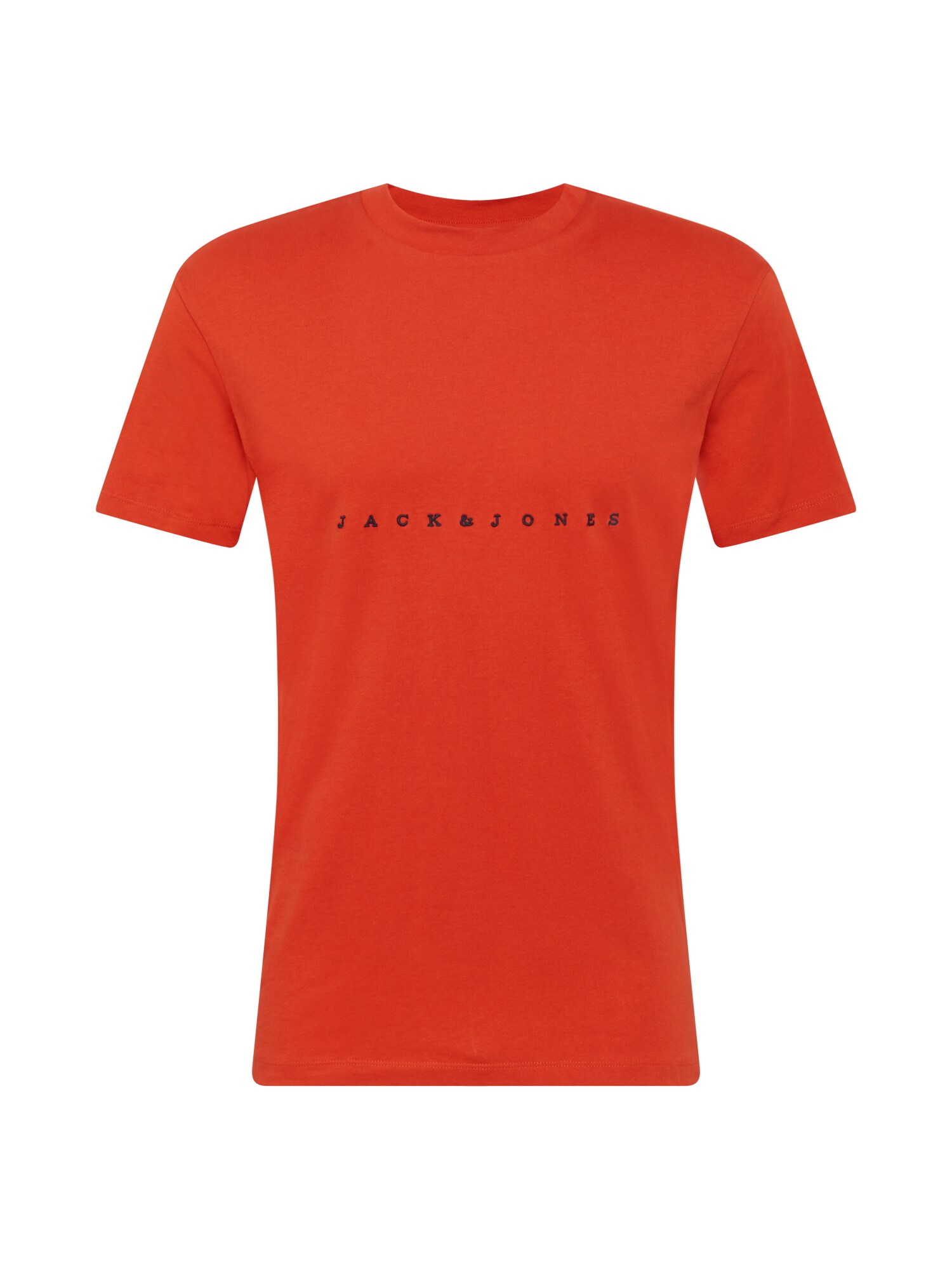 JACK & JONES Marškinėliai 'Copenhagen'  oranžinė-raudona / mėlyna