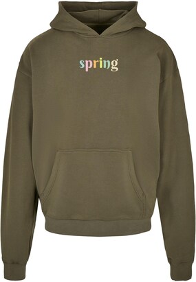 Merchcode Sweatshirt ‘Spring – Spring’ Lichtblauw / Pasteelgeel / Olijfgroen / Pastellila