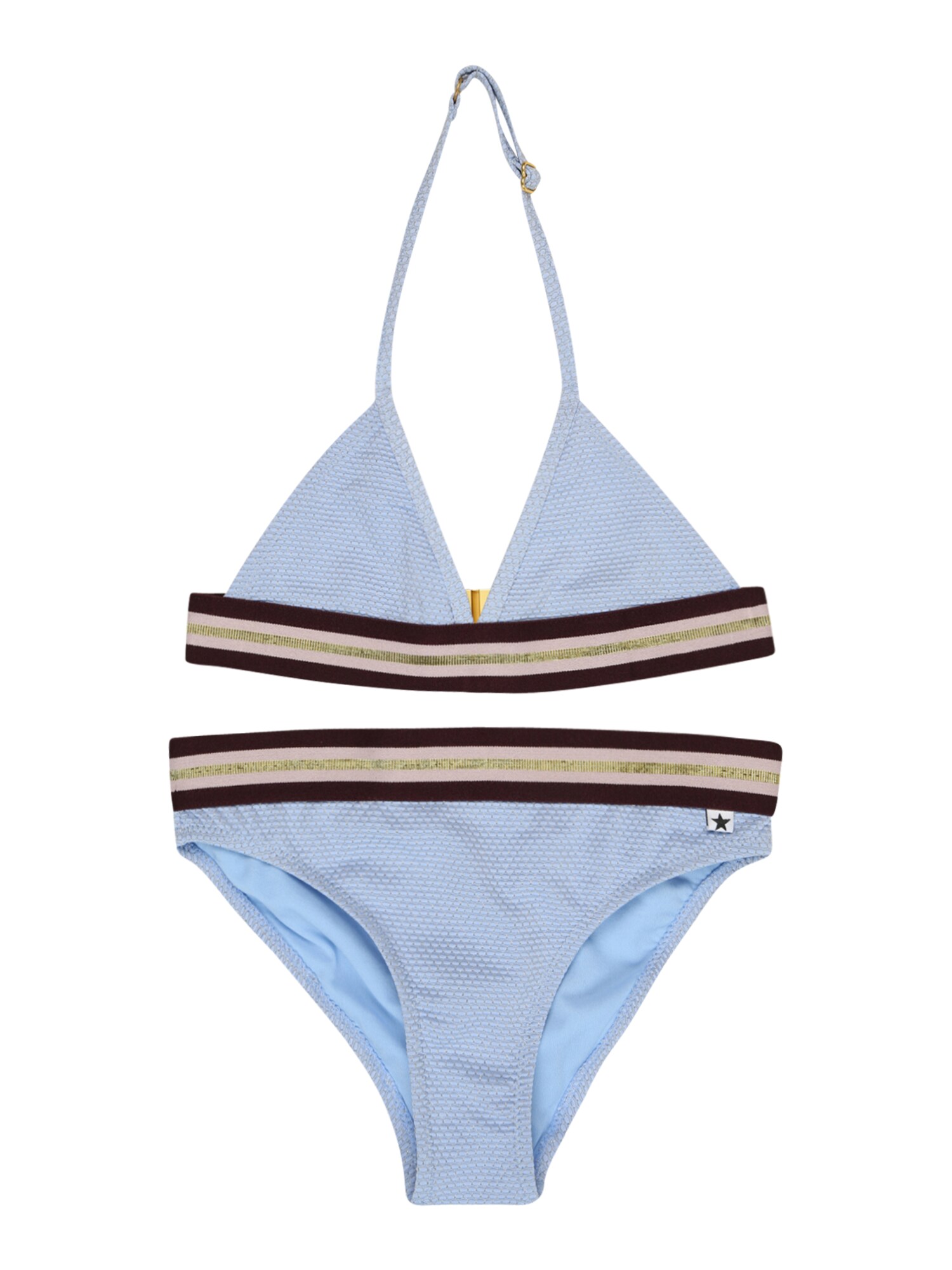Molo Bikinis 'Nicoletta' dangaus žydra / auksas / rožinė / juoda