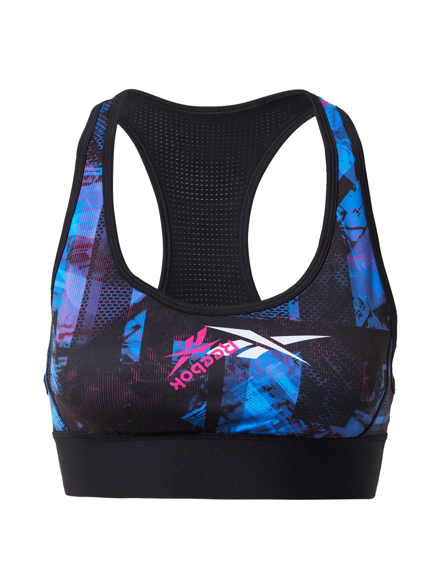 REEBOK Sportinė liemenėlė  juoda / mėlyna / purpurinė