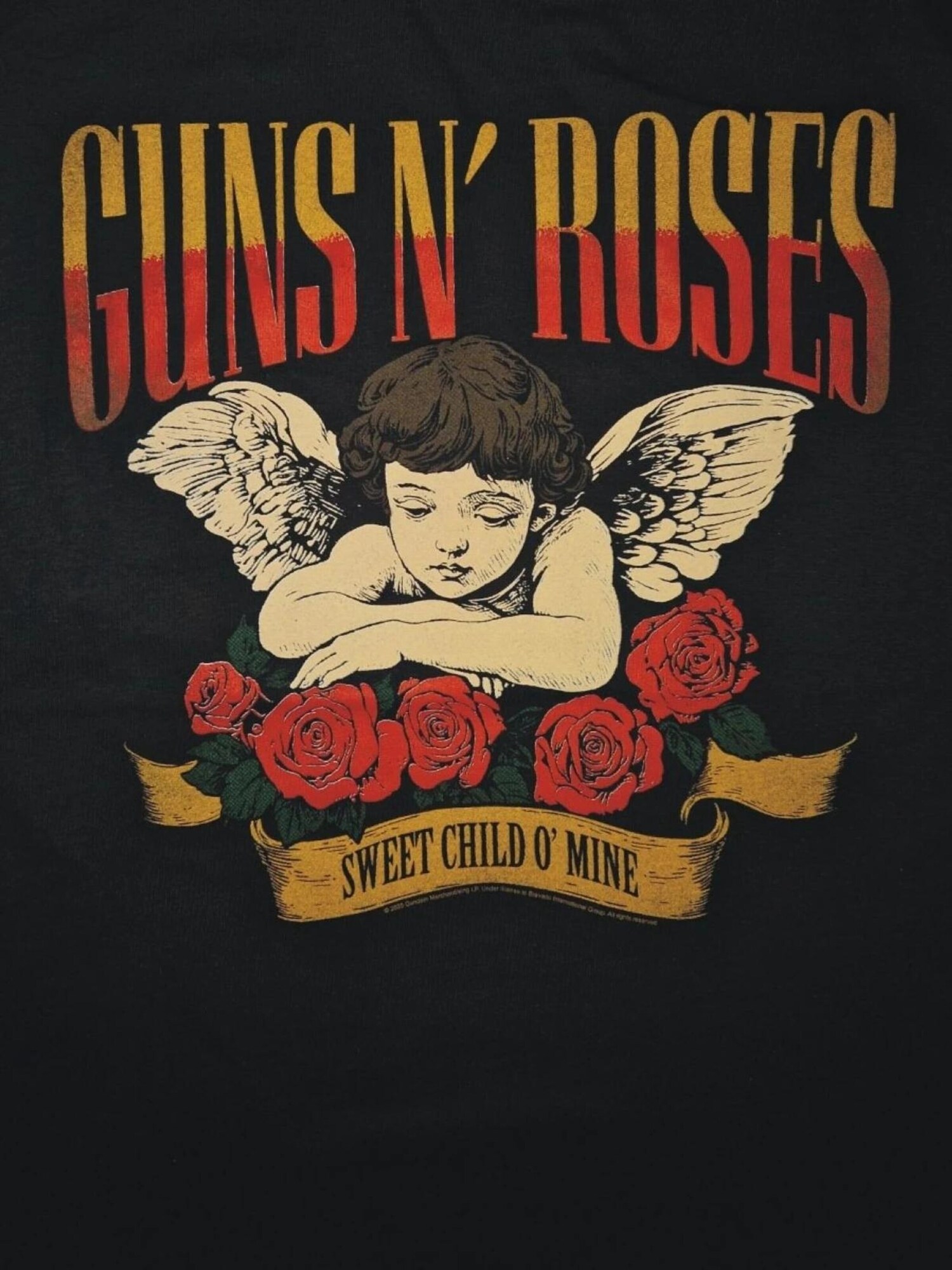 GUNS N' ROSES Camiseta 'Guns N´Roses Sweet Child O Mine, Angel T-Shirt'  negro – imagen 3
