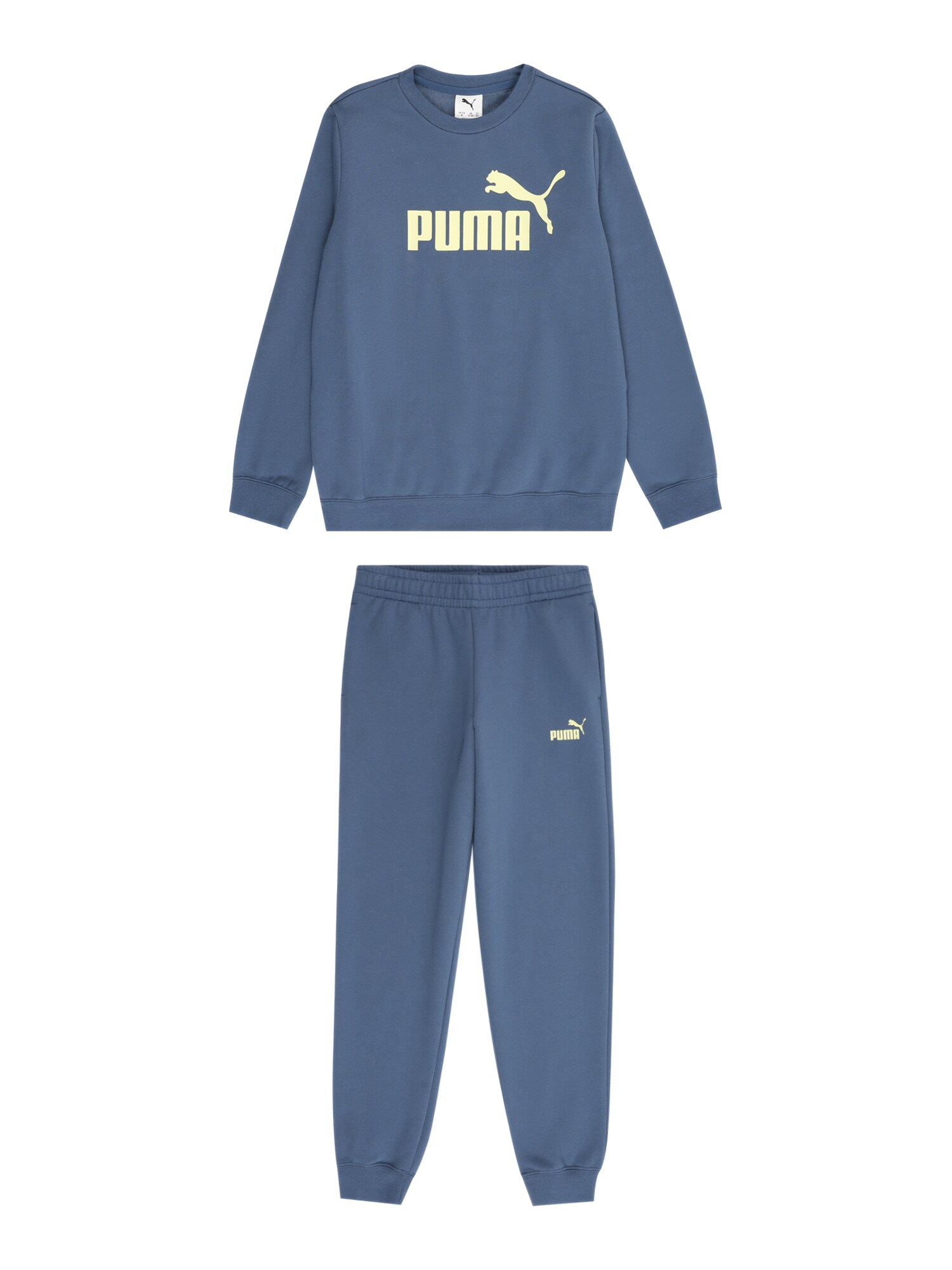 PUMA Jogging ruhák 'Ess No.1'  zafir / világos sárga akciós termékkép 1