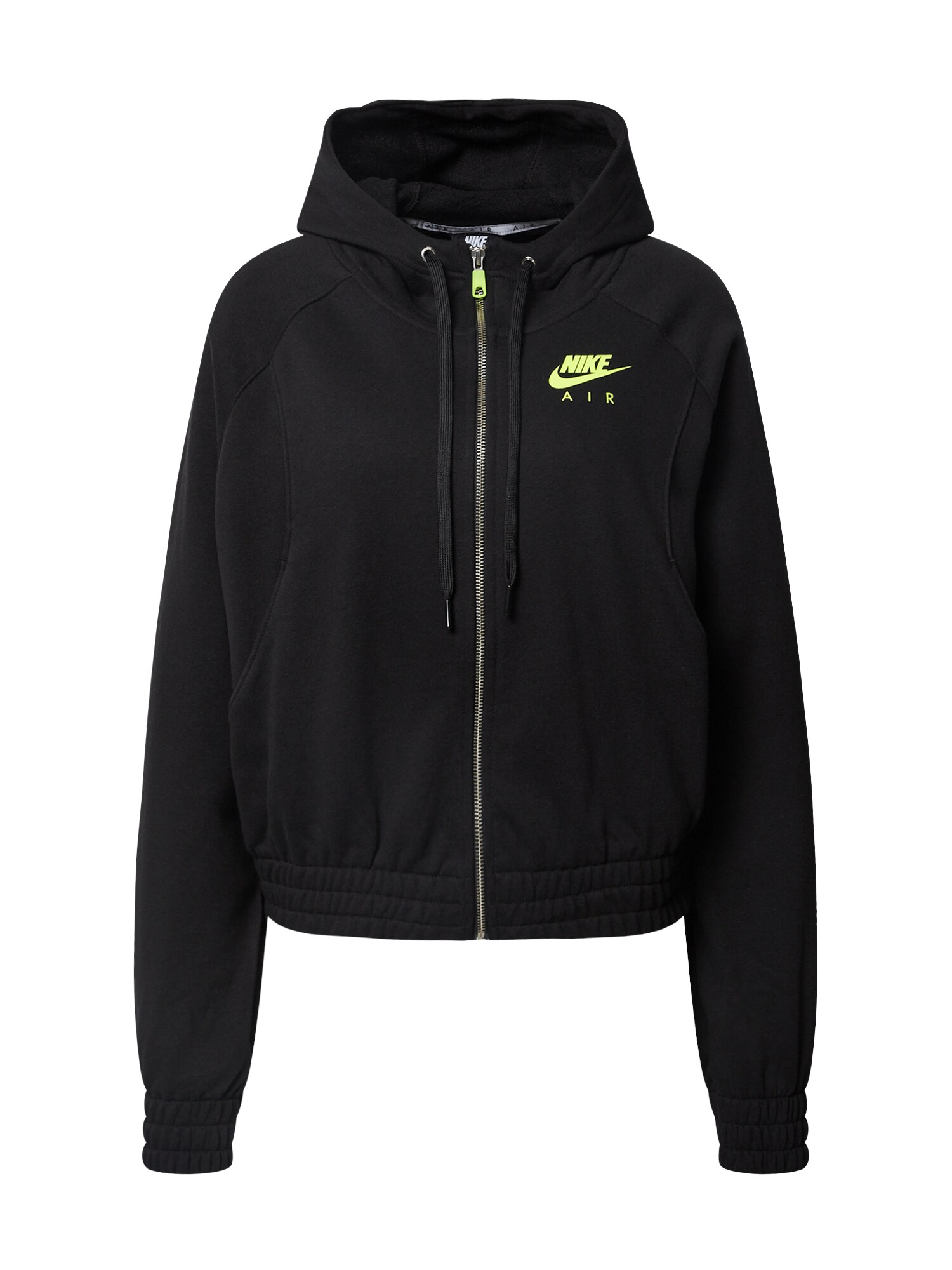Nike Sportswear Džemperis  juoda / neoninė žalia