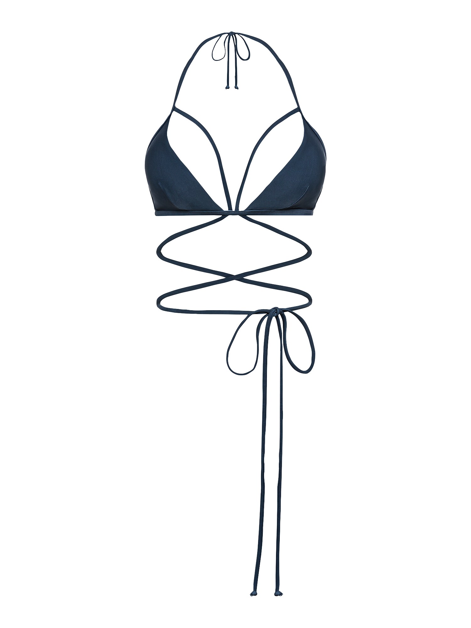 LSCN by LASCANA Top de bikini 'Gina'  azul noche