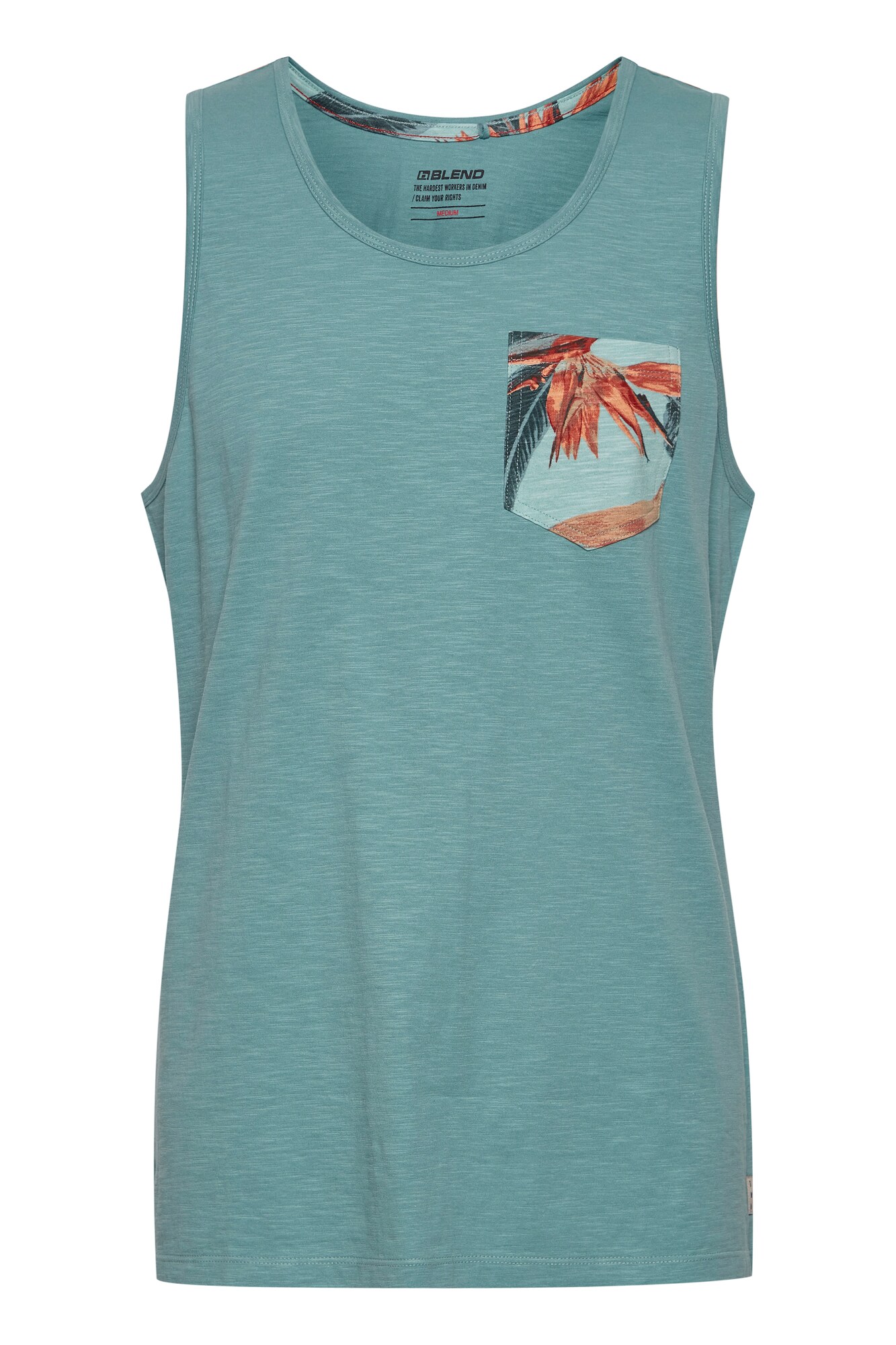 Thumbnail - BLEND Tanktop Troppo mit gemusterter Brusttasche