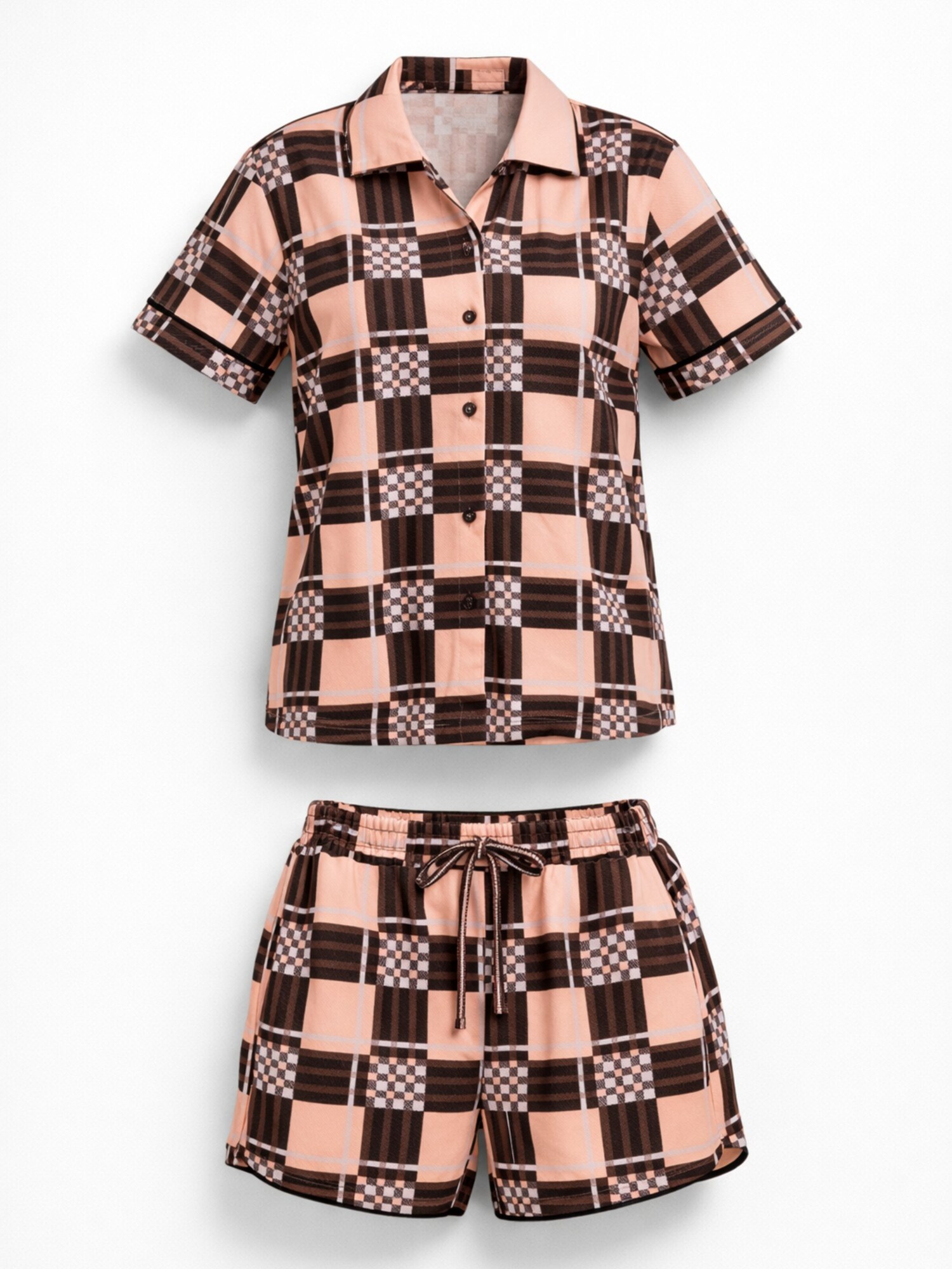 LEAFLETIC Pijama oro rosa