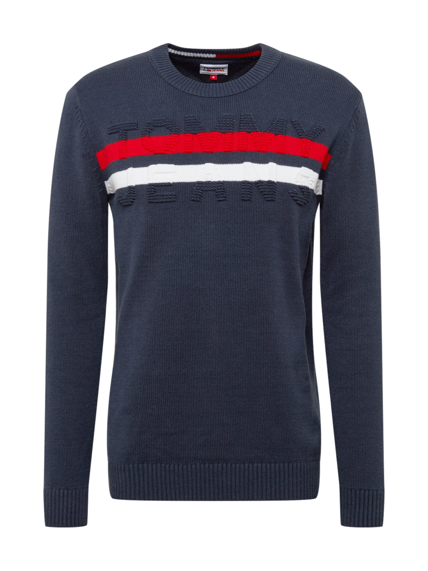Tommy Jeans Megztinis  mėlyna / balta / raudona
