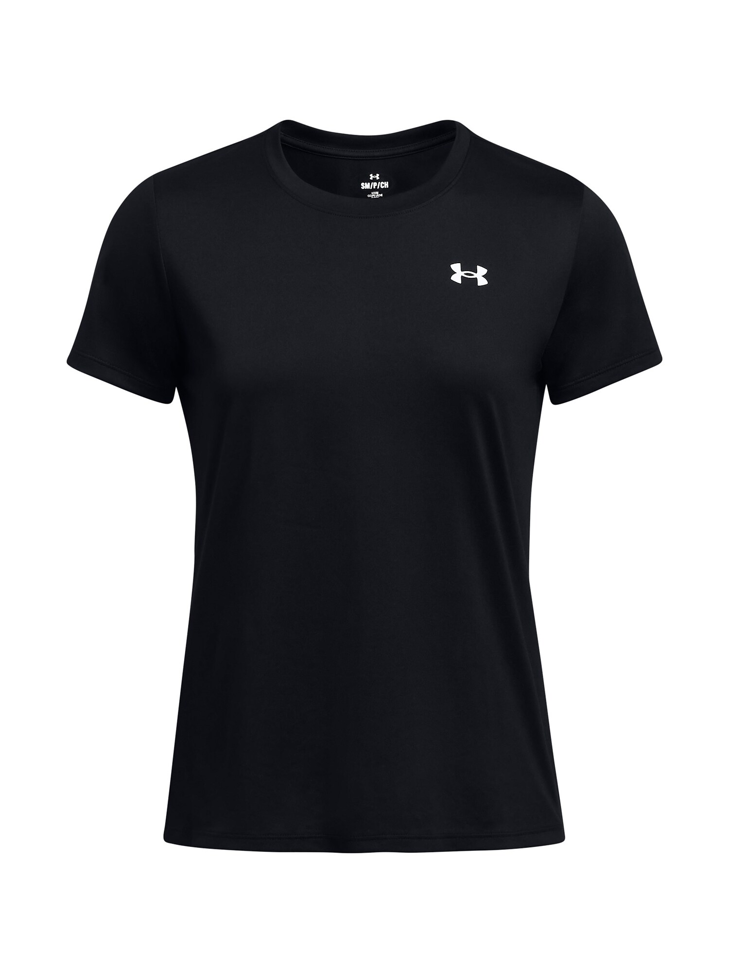 UNDER ARMOUR Tricou funcțional  negru / alb
