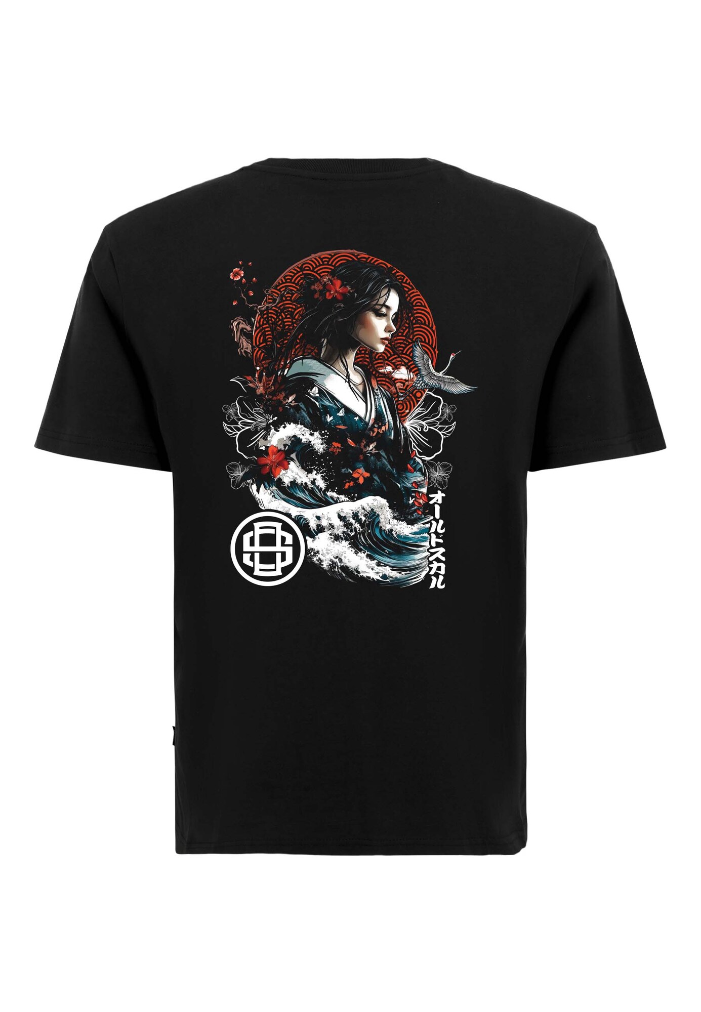 Thumbnail - T-Shirt 'Asian Blossom Queen Logo Graphic'