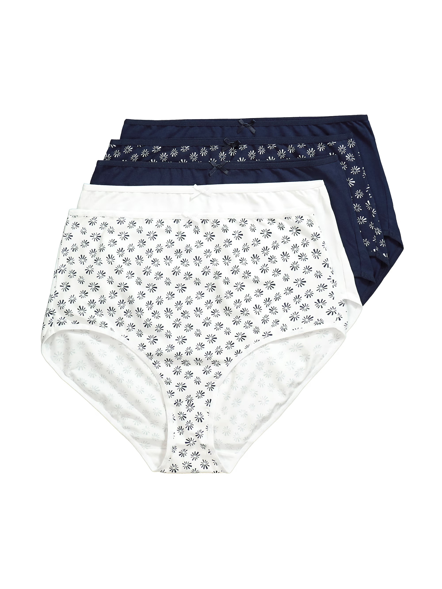 Ulla Popken Slip  albastru noapte / alb