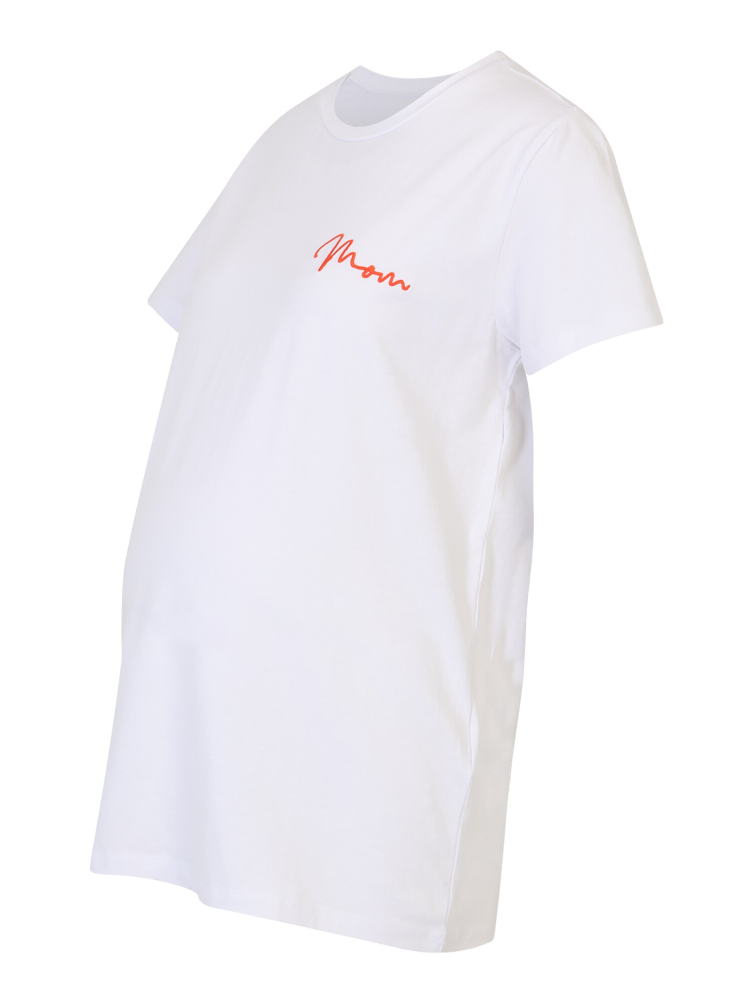 Mamalicious Curve Marškinėliai balta / oranžinė