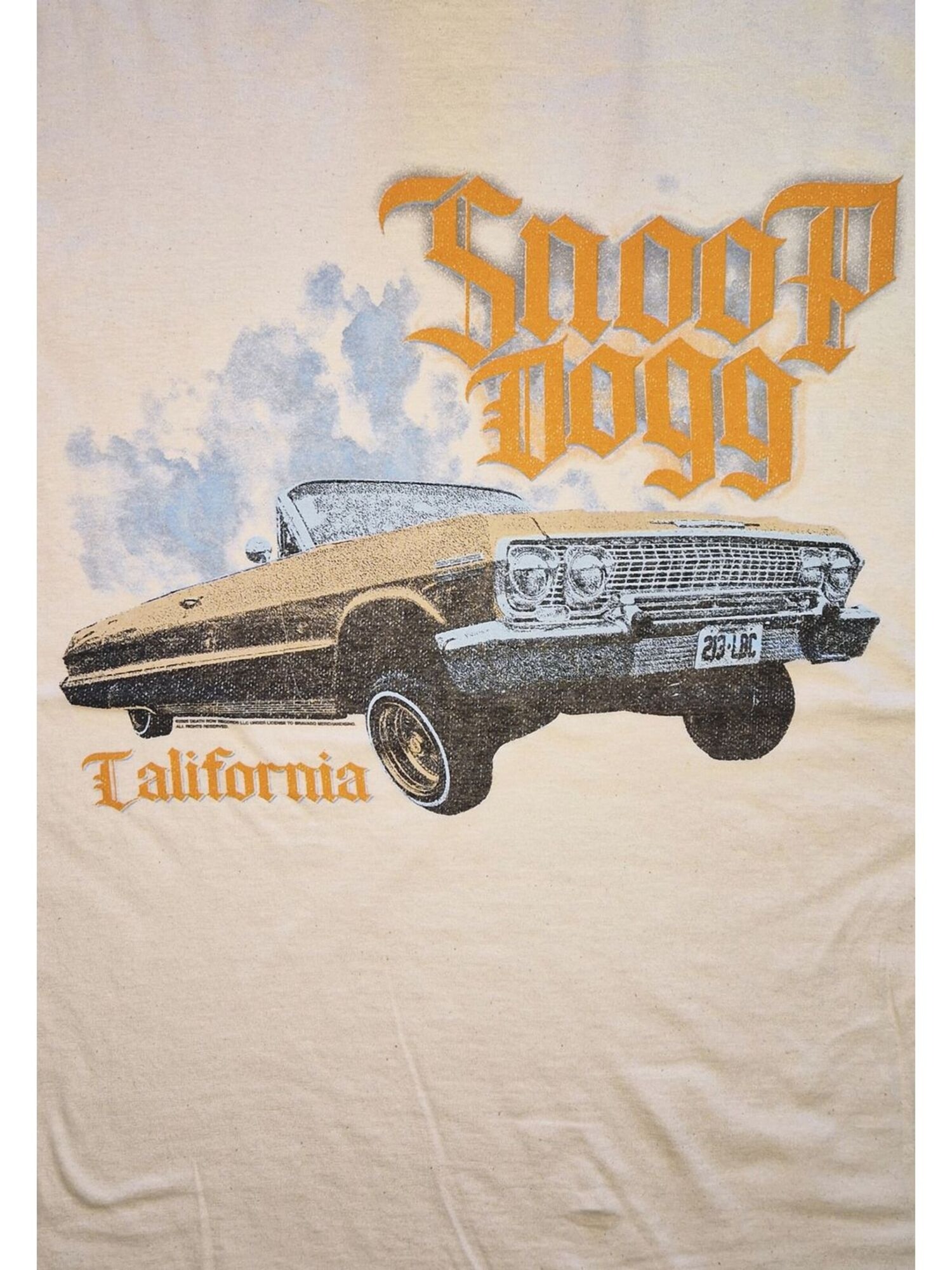 THE ROLLING STONES Camiseta 'Snoop Dogg Lowrider T-Shirt' blanco natural – imagen 2