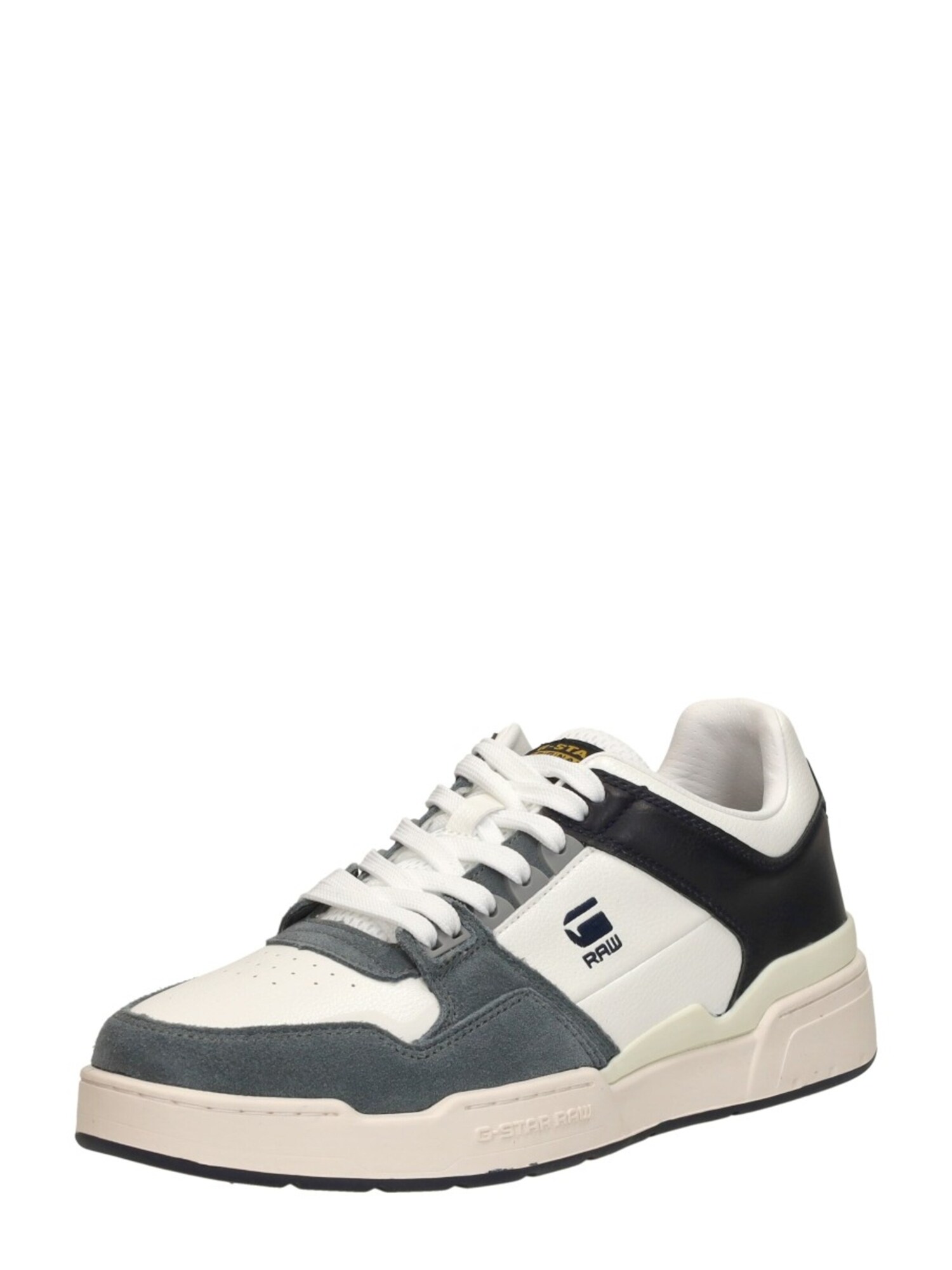 G-Star Sneakers Laag 'Attacc Blk Lea M' Wit
