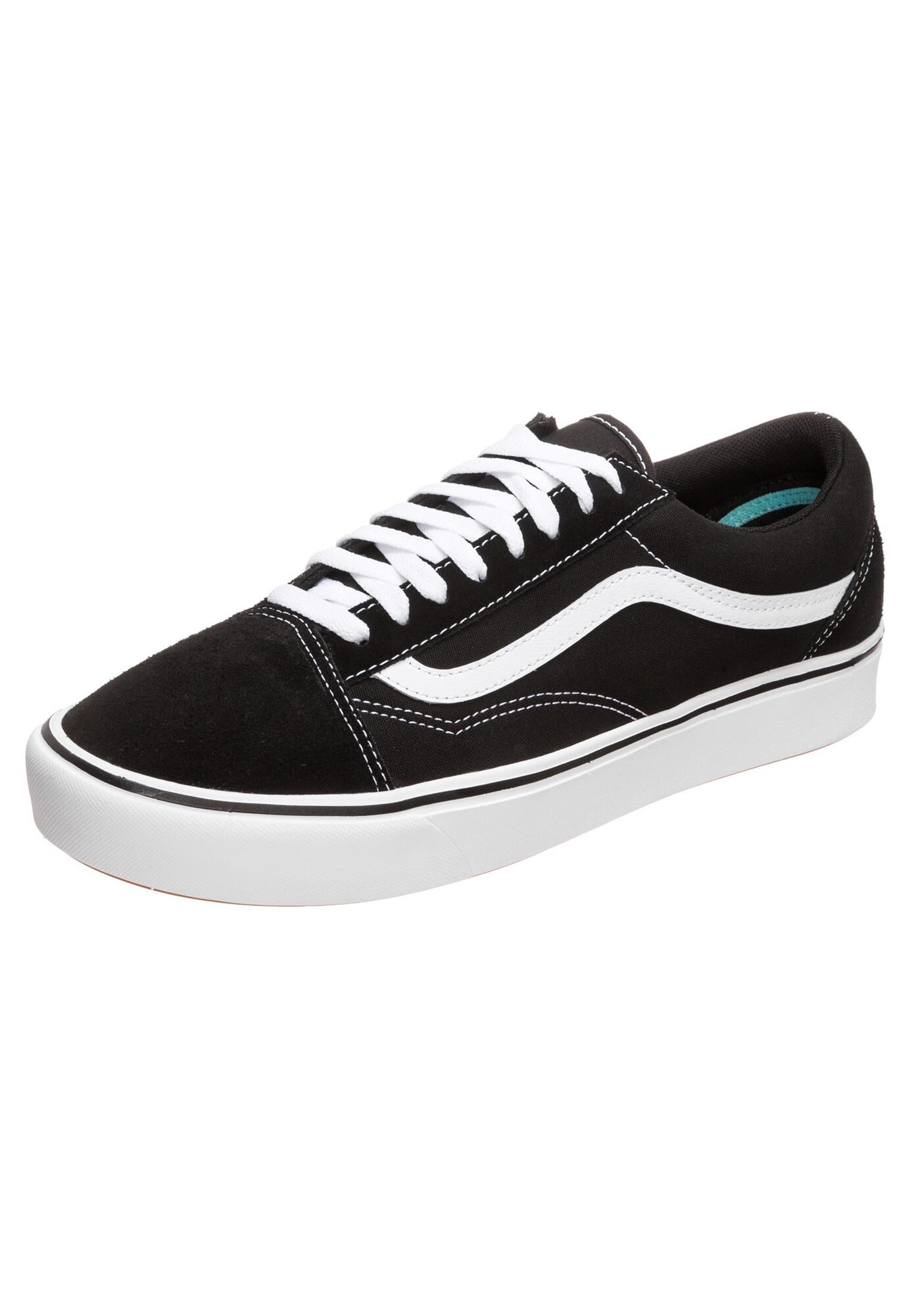 VANS Sportbačiai be auliuko 'Old Skool'  juoda / balta