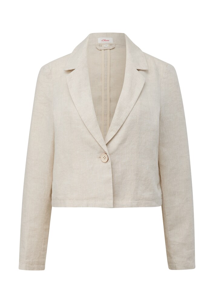 s.Oliver Blazer Damen Größe 40 beige