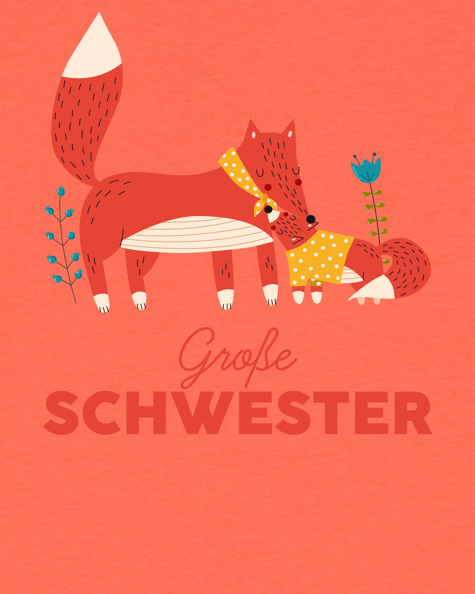 Thumbnail - watabout.kids T-Shirt Fuchs Große Schwester