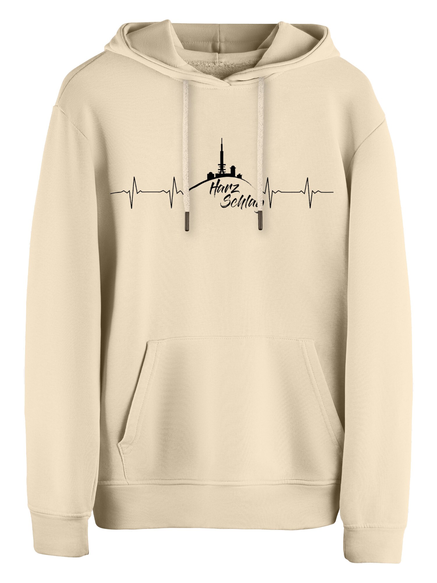 Cotton Prime Sudadera 'Harzschlag'  beige / negro
