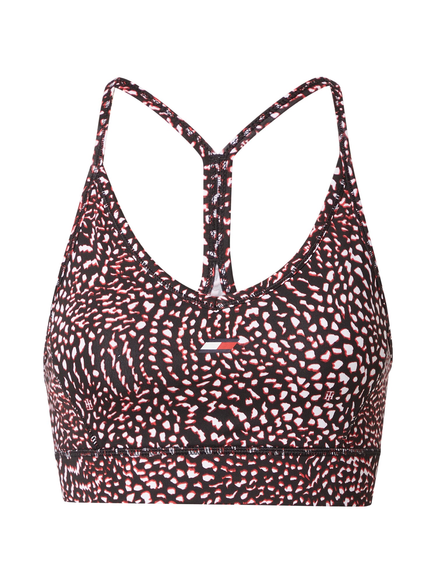 Tommy Sport Soutien de desporto  azul escuro / vermelho / preto / branco