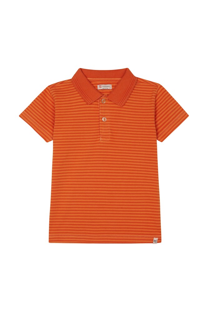 Noppies Poloshirt 'Lindale' Jungen Größe 104 orange / hummer