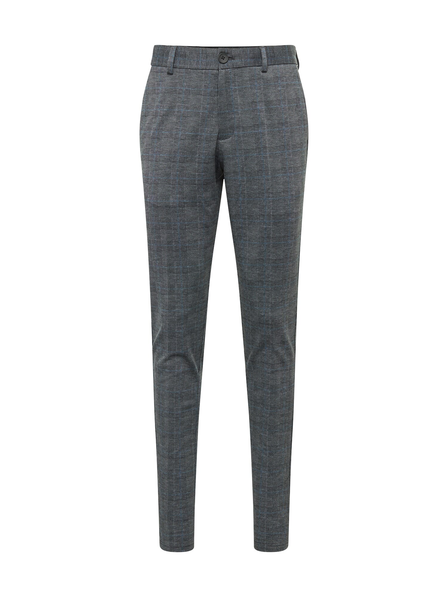 JACK & JONES Chino stiliaus kelnės  mėlyna / grafito / balta