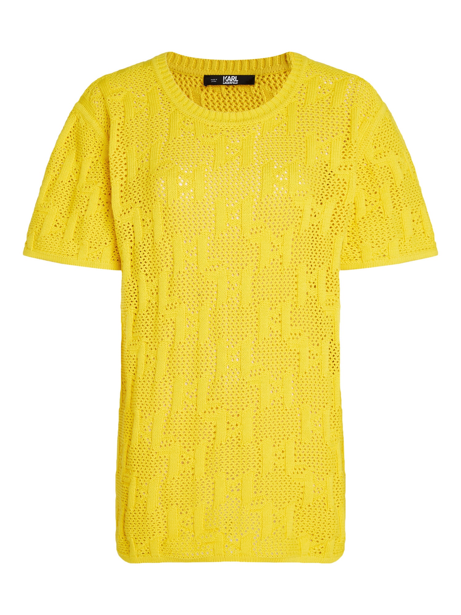 Karl Lagerfeld Пуловер  неоново жълто