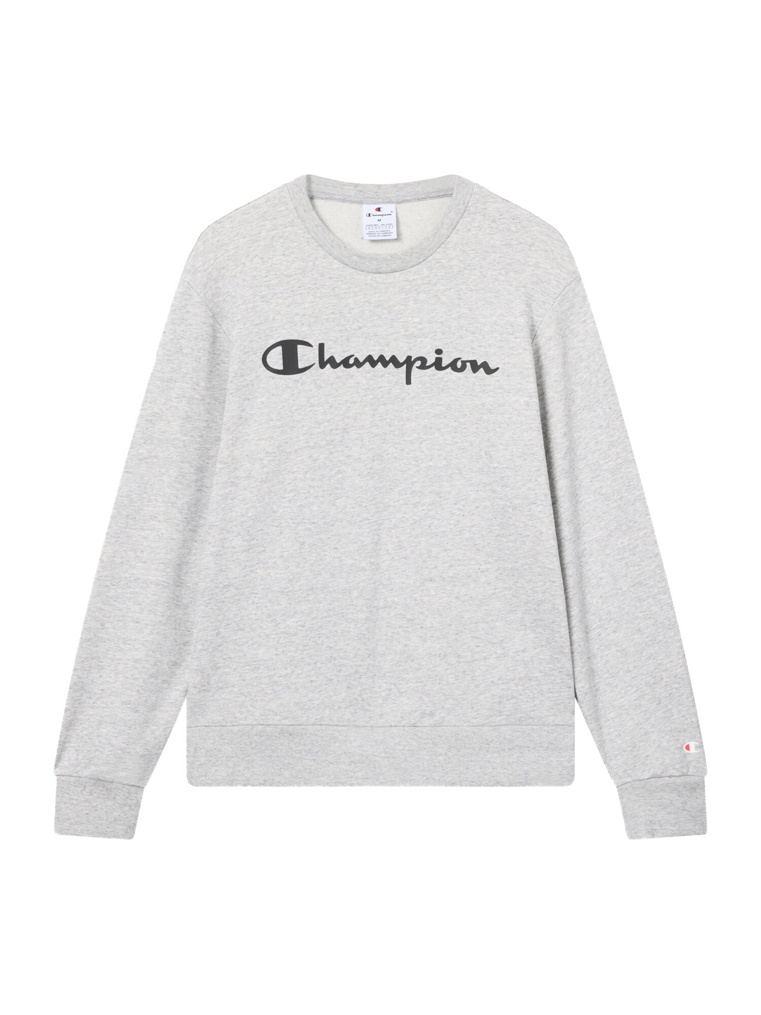Champion Bluză de molton gri deschis / negru