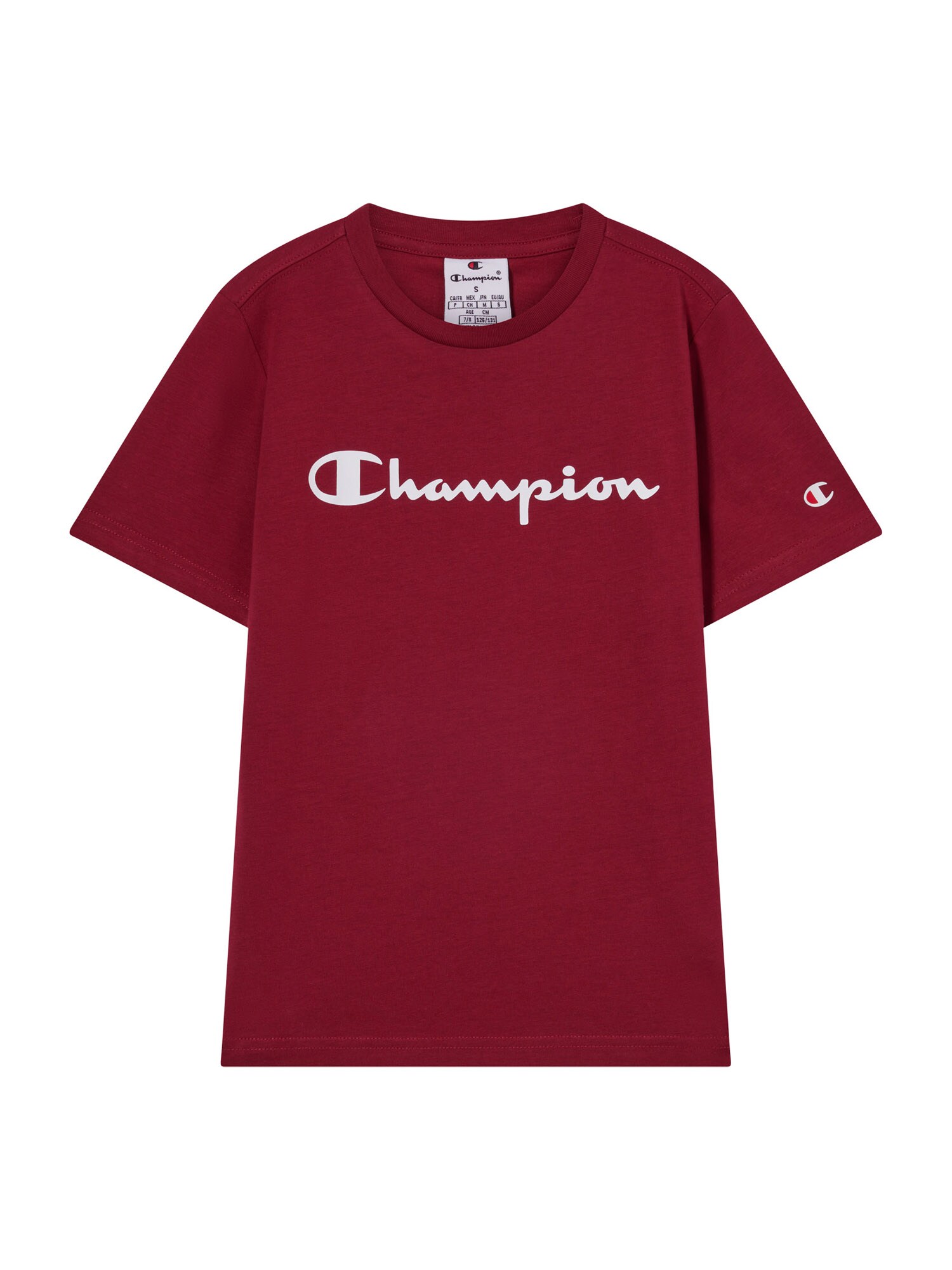 Champion Authentic Athletic Apparel Tricou  roșu vin / alb