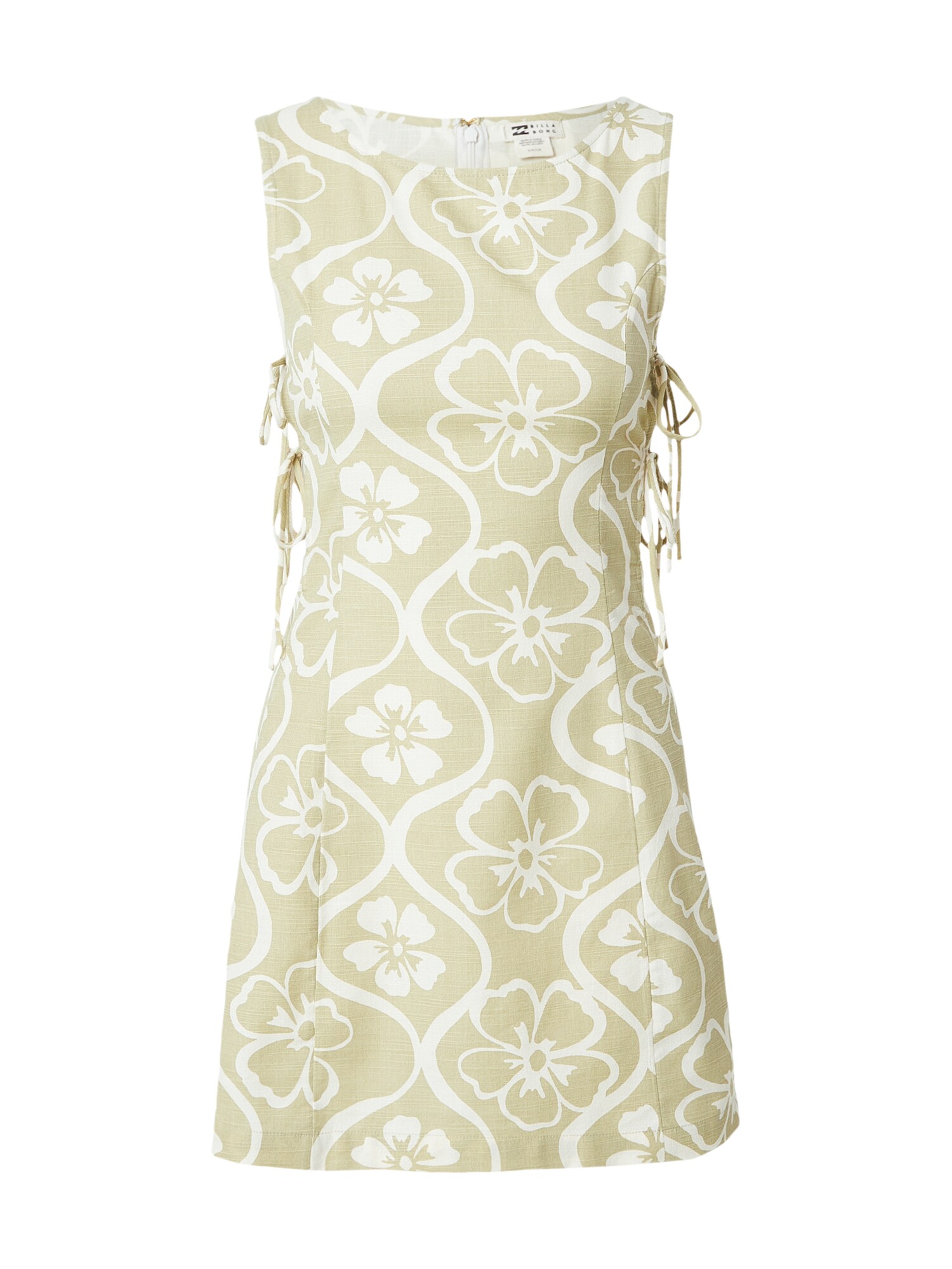 BILLABONG Rochie de vară FLORAL TRIP  kaki / alb