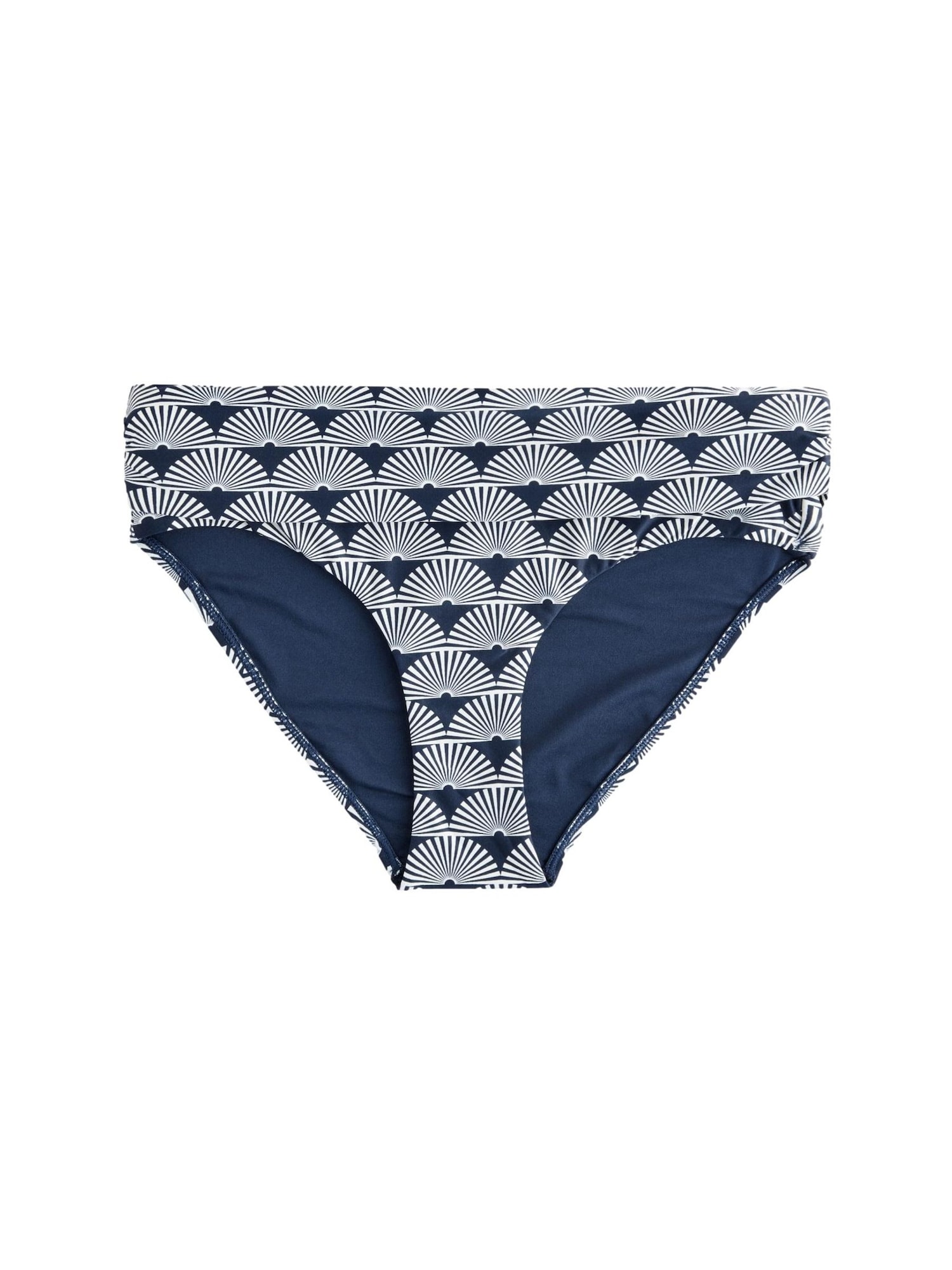Next Slip costum de baie  bleumarin / alb murdar