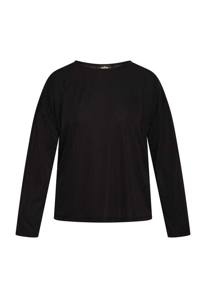 usha BLACK LABEL Bluse Damen Größe XL schwarz