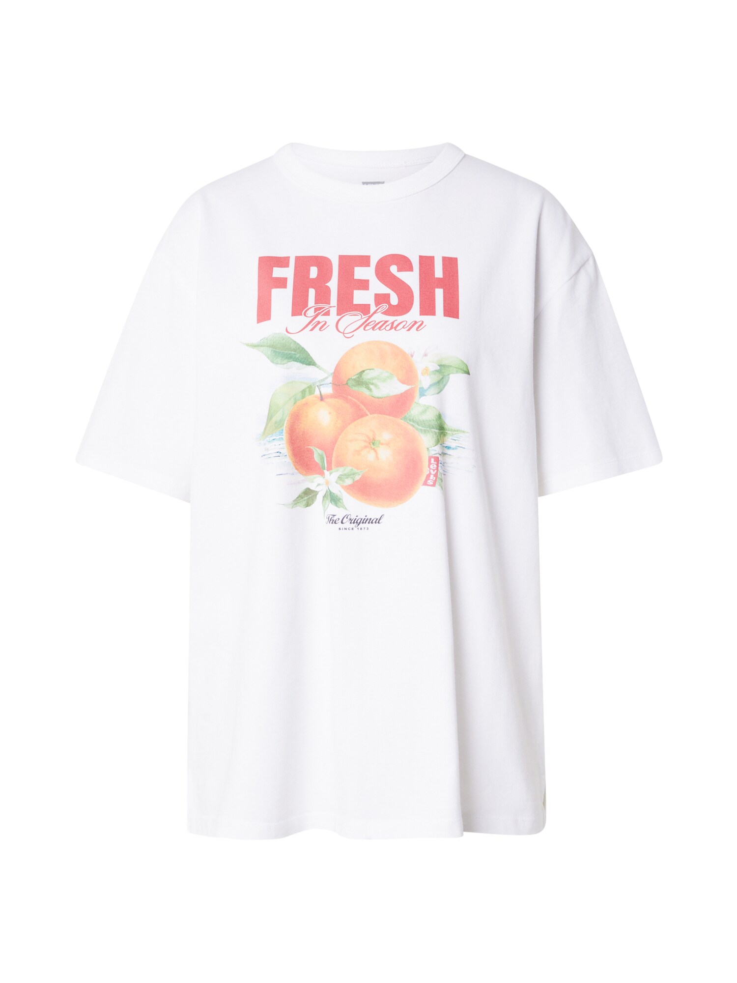 LEVI'S ® Tričko 'Graphic Tabor Tee'  svetlozelená / oranžová / červená / biela