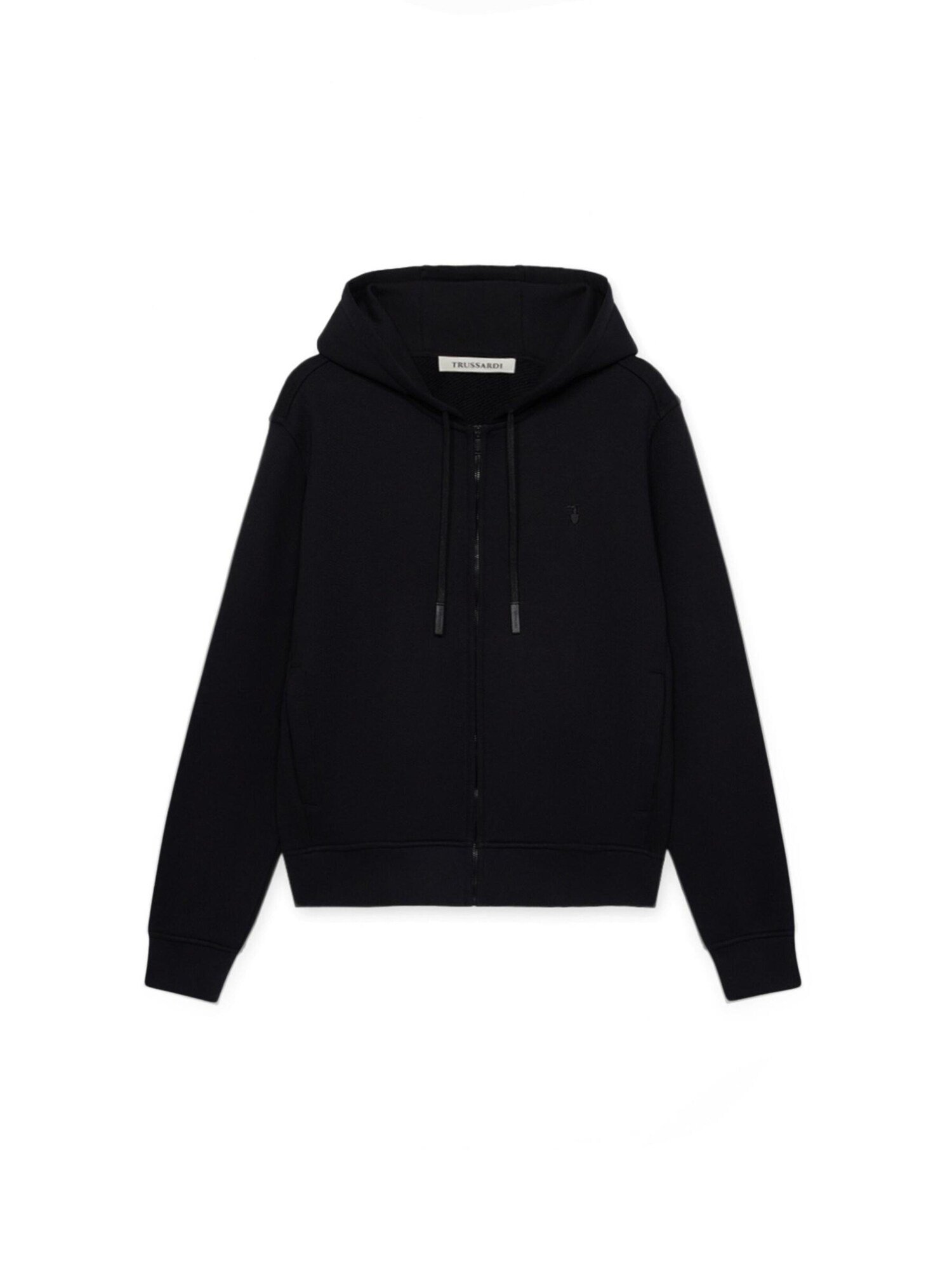 Trussardi Sudadera con cremallera  negro