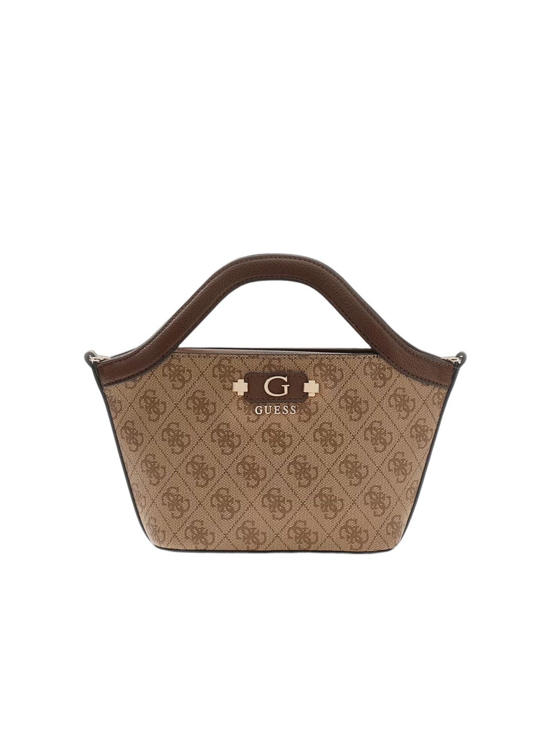 Guess Shoppingväska 'Guess Cabas Lindsey Mini Latte Logo' dam