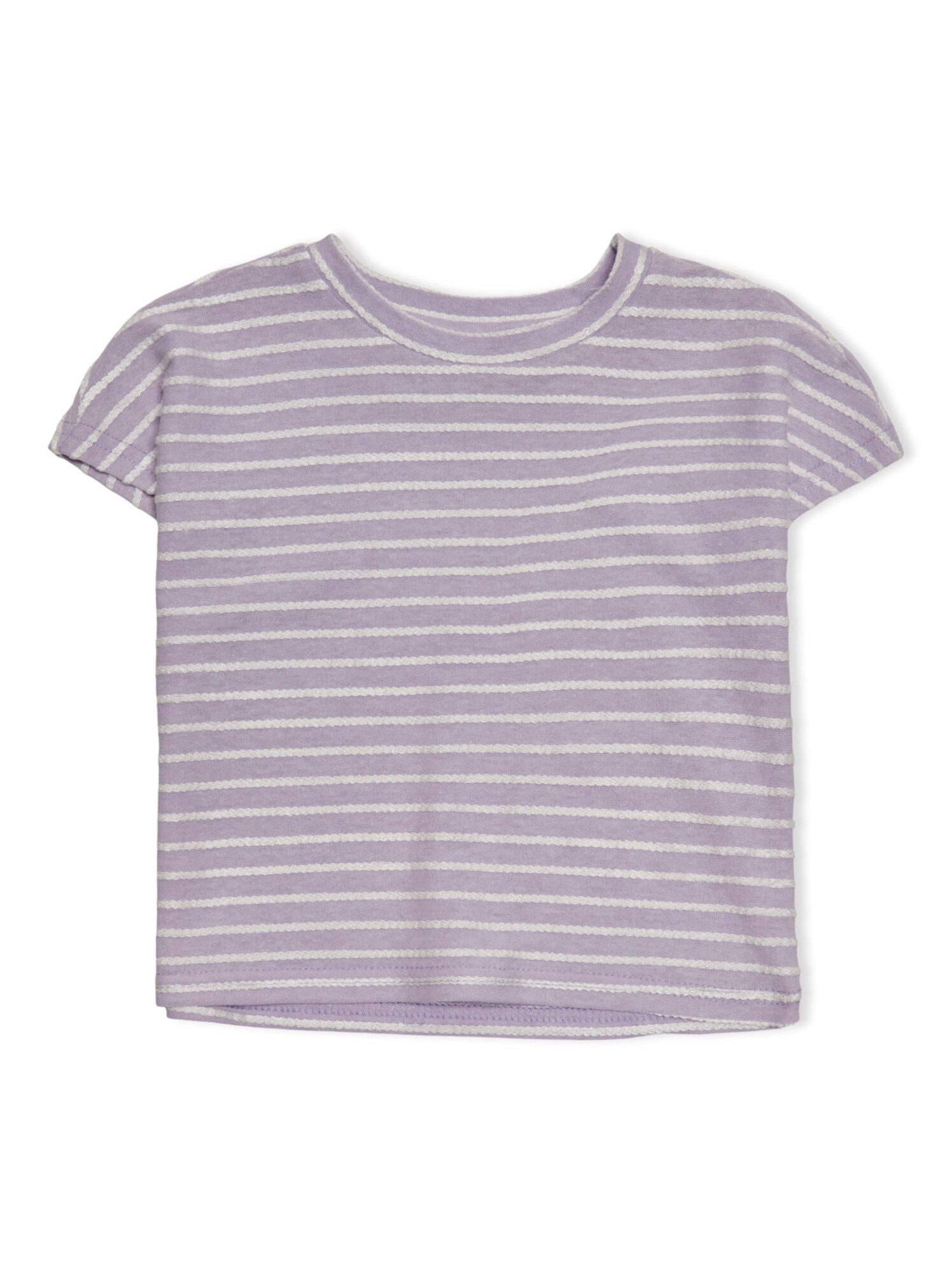 KIDS MINI GIRL Marškinėliai 'Gelly' šviesiai violetinė / balta