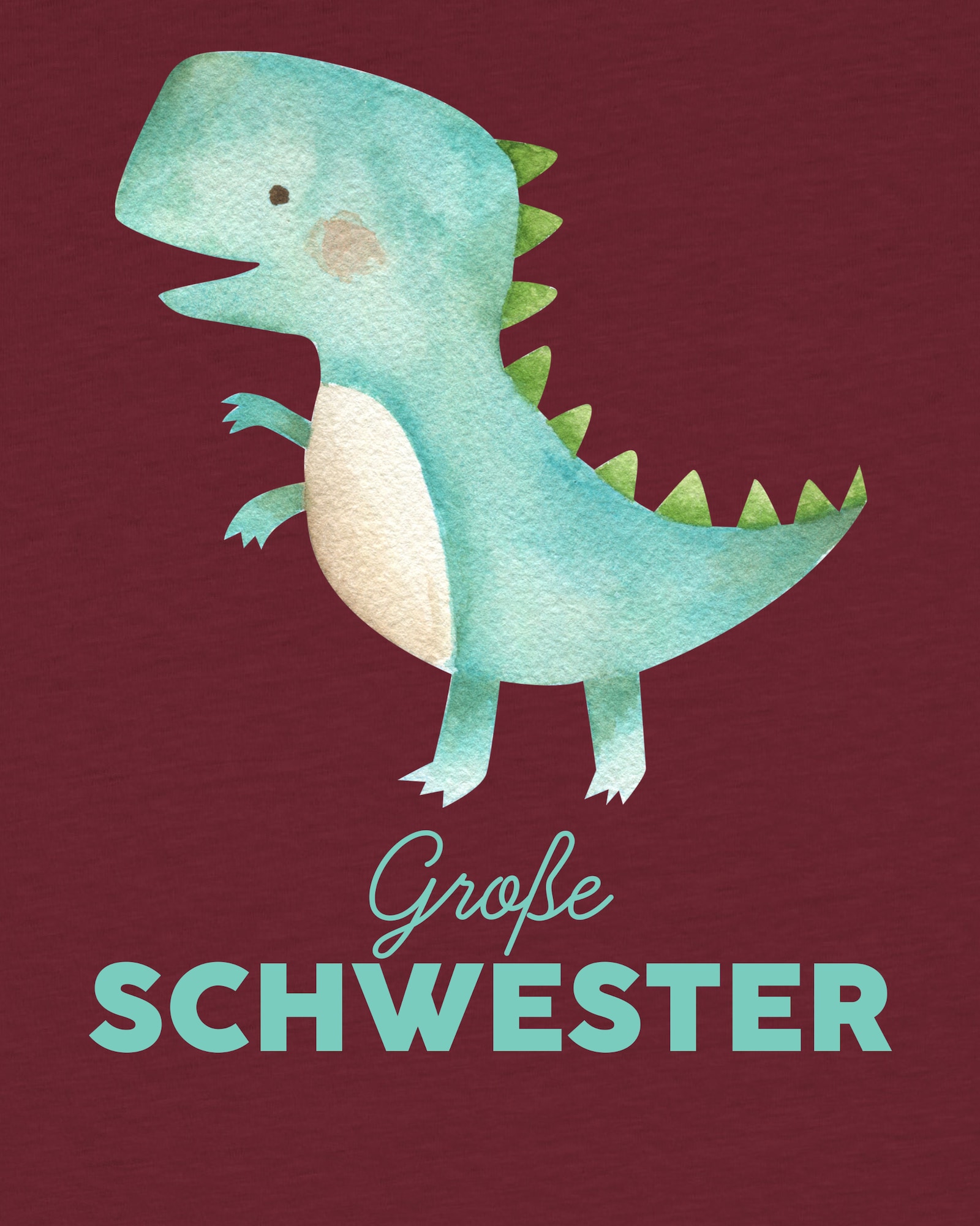 Thumbnail - T-Shirt 'Dinosaurier 03 Große Schwester'