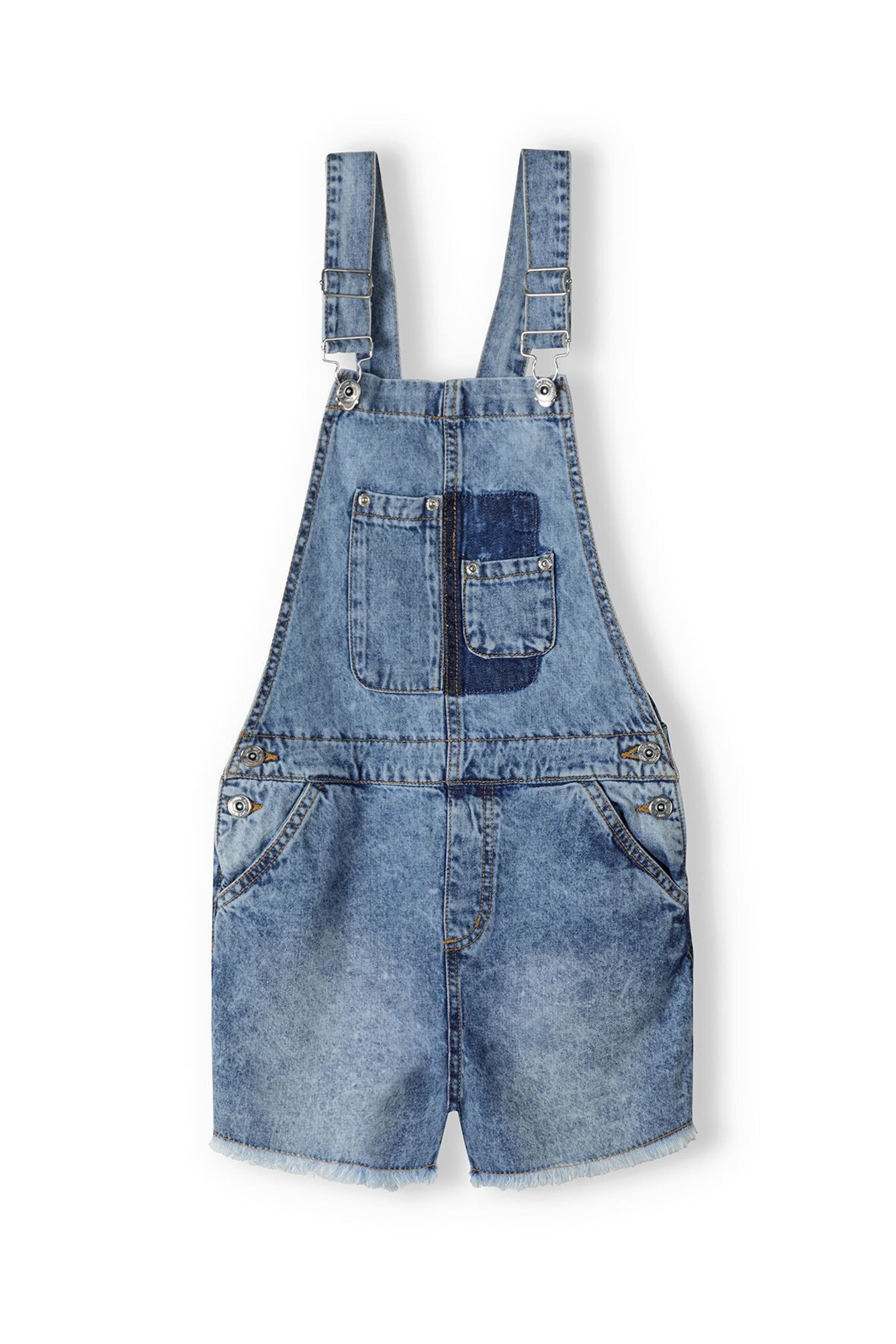 MINOTI Nohavice na traky  modrá denim / tmavomodrá