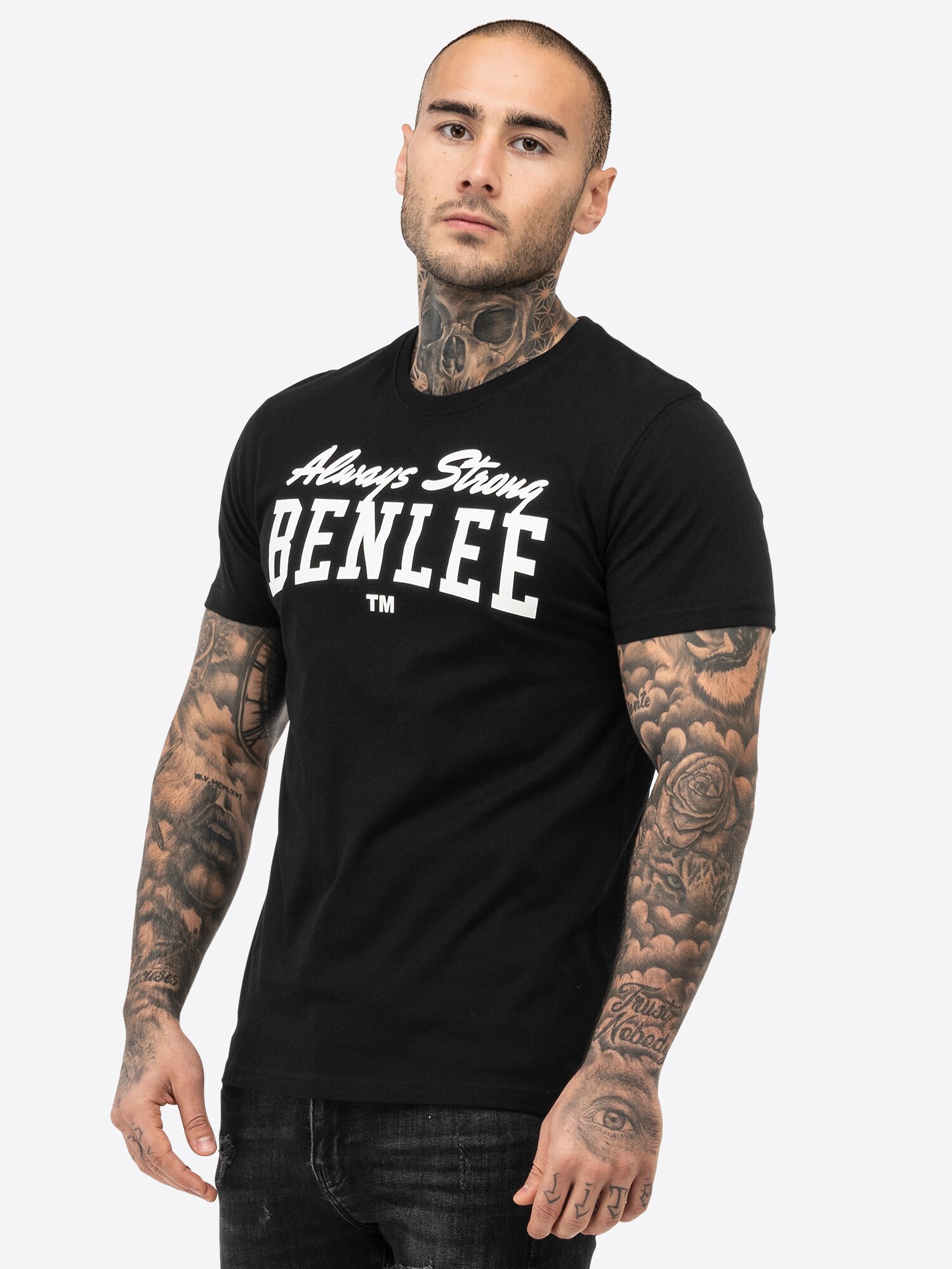 Benlee Póló 'ALWAYS LOGO'  fekete / fehér termék 2. képe