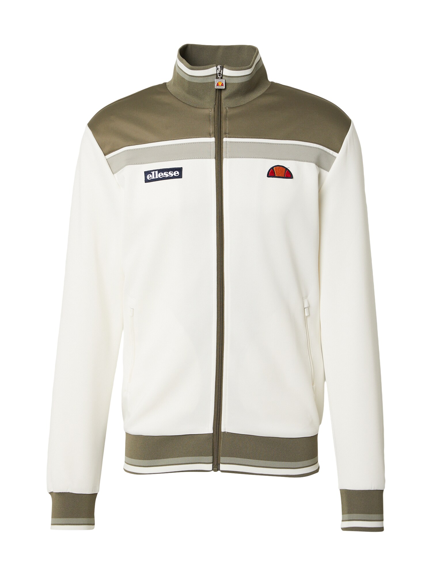 ELLESSE Gornji dio trenirke 'VIGNOLA'  kaki / pastelno zelena / prljavo bijela