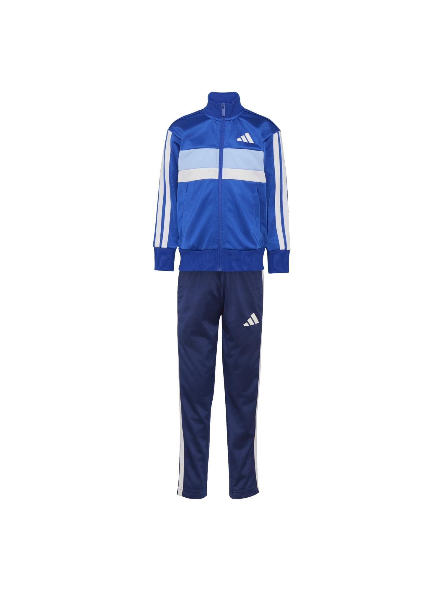 ADIDAS SPORTSWEAR Tréningový komplet 'Seasonal Essentials Tiberio'  modrá / svetlomodrá / tmavomodrá / biela