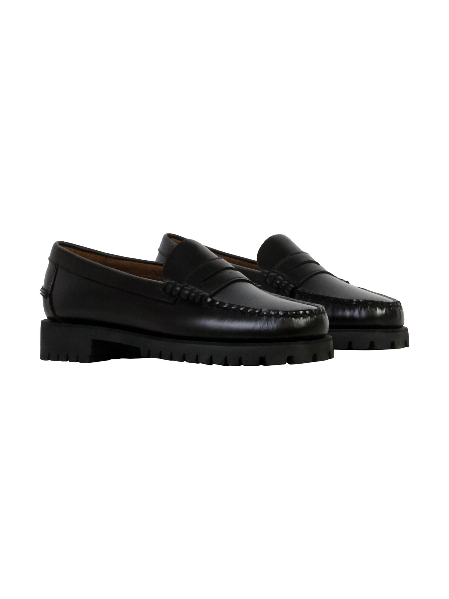 SEBAGO Zapatos con cordón 'Sebago Docksides Dan Lug W aus Leder' negro – imagen 3